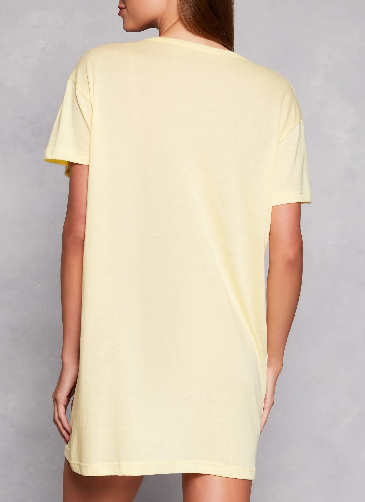 Graphic Crew Neck Short Sleeve Nightgown sold by Rainbow product image thumbnail 3