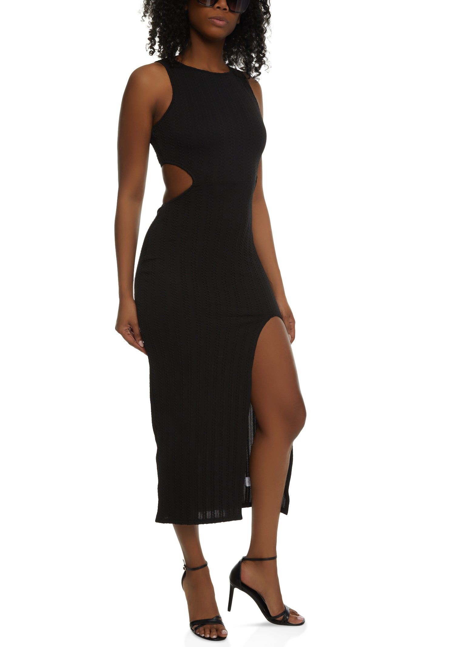 Cut Out Open Back Tank Maxi Dress sold by Rainbow product image thumbnail 2