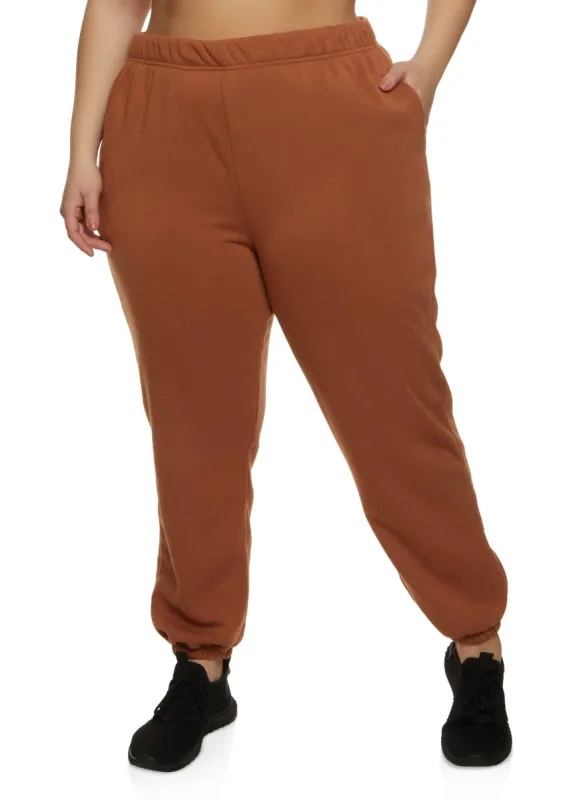 Plus Size Fleece Sweatpants sold by Rainbow