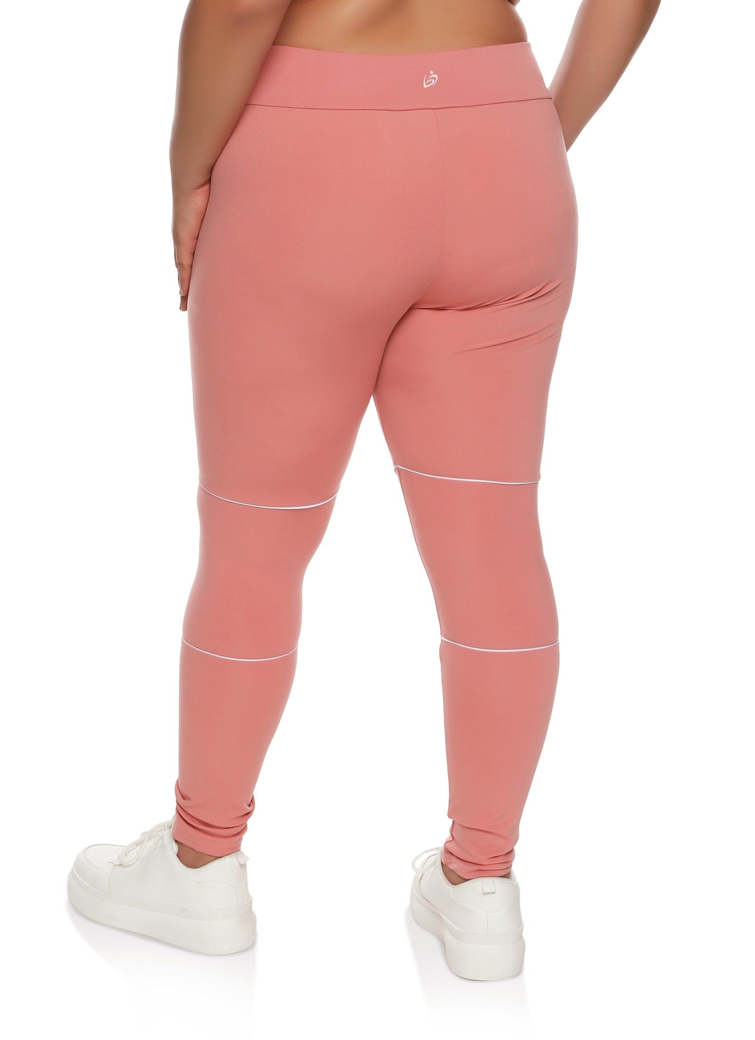 Plus Size Contrast Piping High Waist Leggings sold by Rainbow product image thumbnail 2