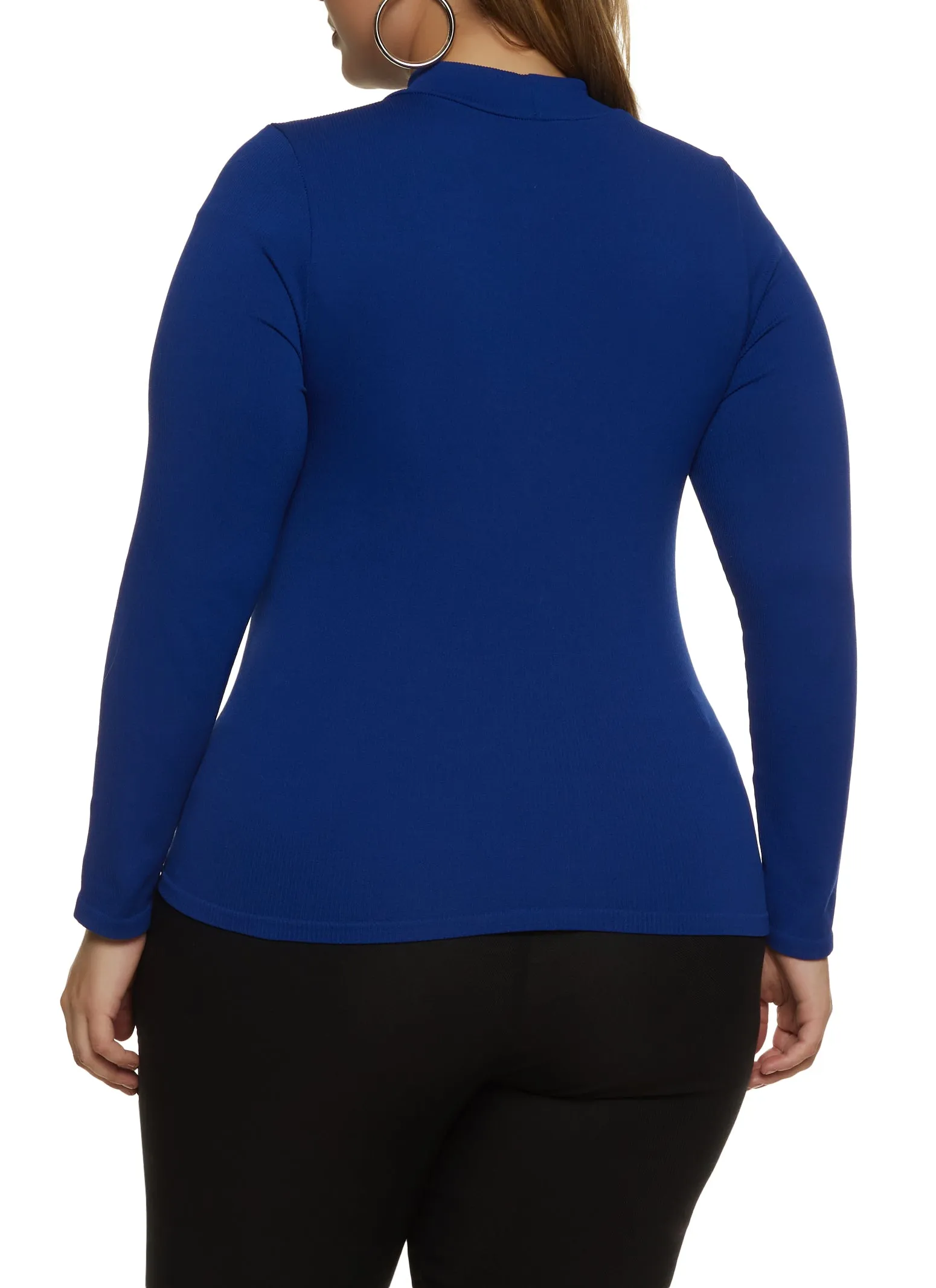 Plus Size Seamless Basic Mock Neck Top sold by Rainbow product image thumbnail 2