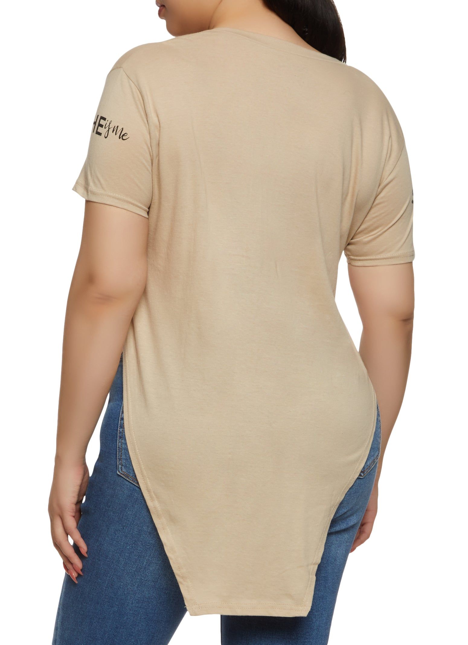 Plus Size She Is Me Graphic Tunic Tee sold by Rainbow product image thumbnail 2