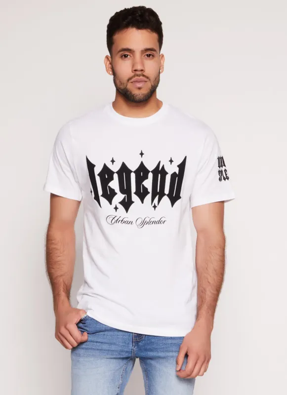 Mens Legend Short Sleeve Graphic Tee sold by Rainbow