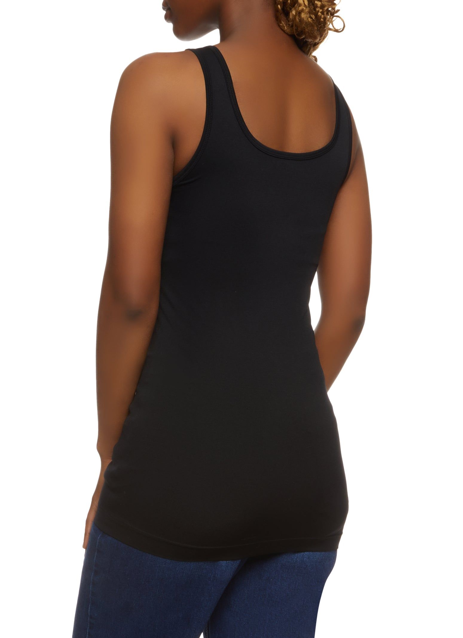 Scoop Neck Seamless Tank Top sold by Rainbow product image thumbnail 2