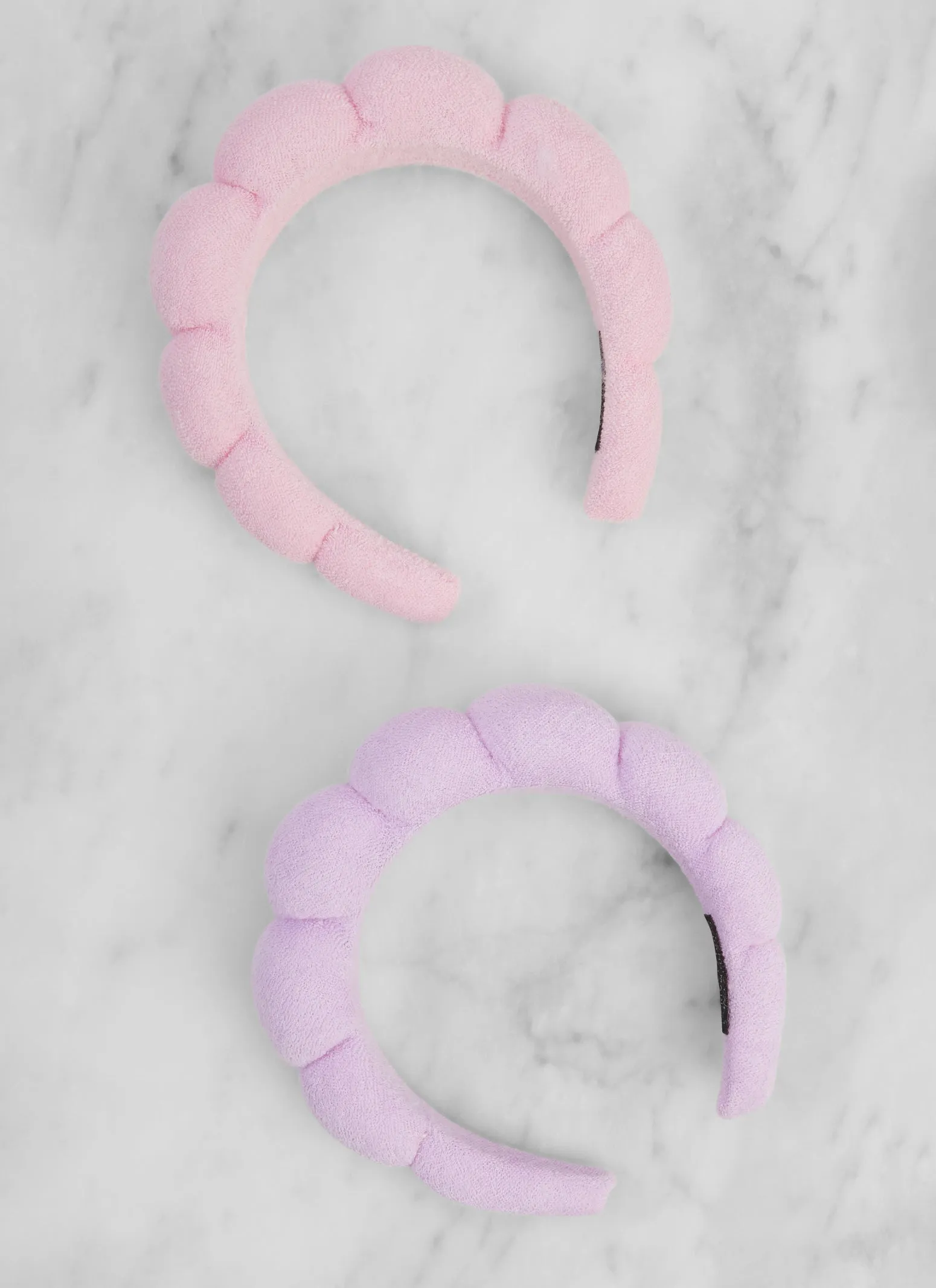 Terry Cloth Spa Headbands 2 Pack sold by Rainbow