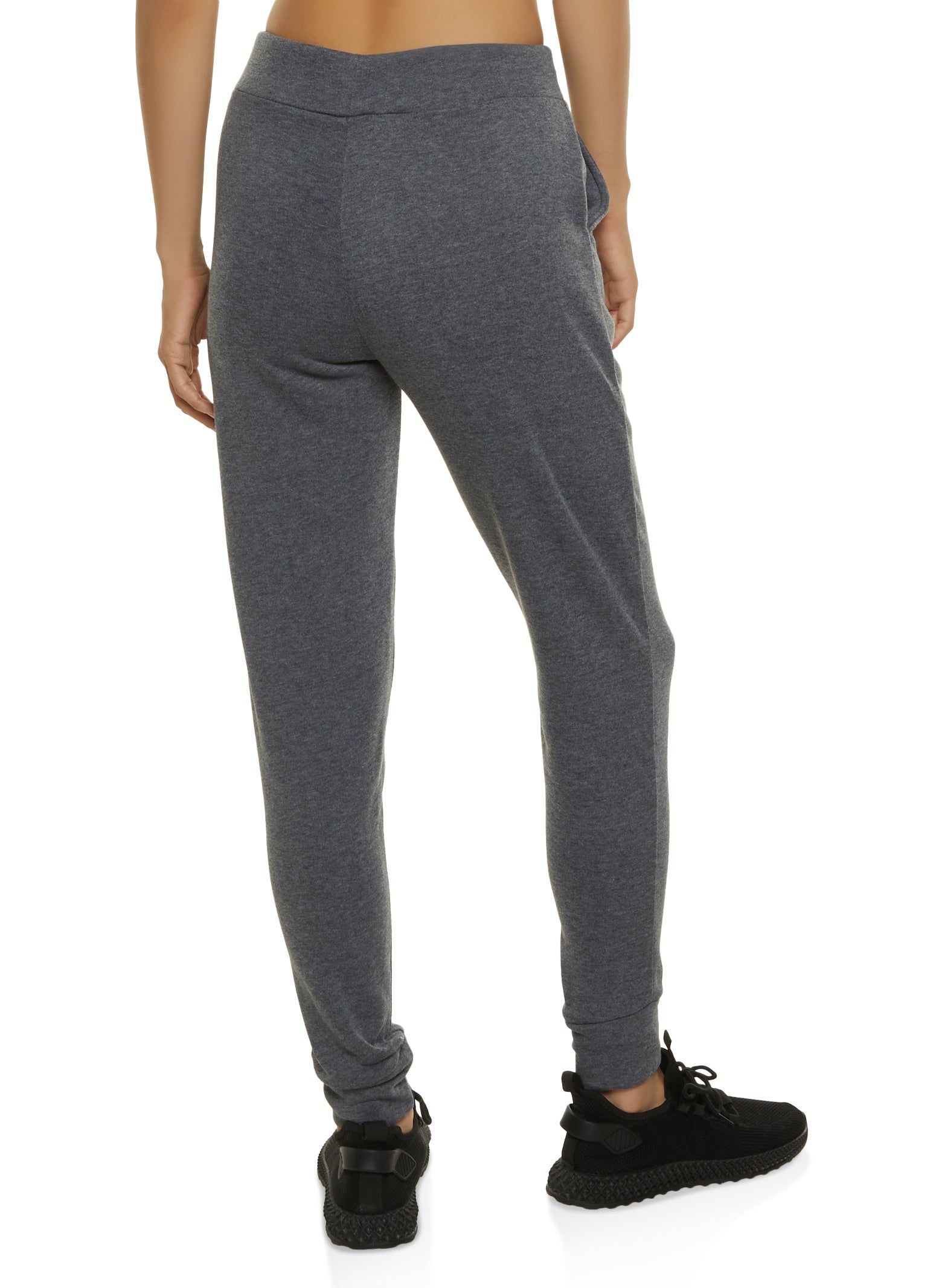 Solid Fleece Pintuck Joggers sold by Rainbow product image thumbnail 2