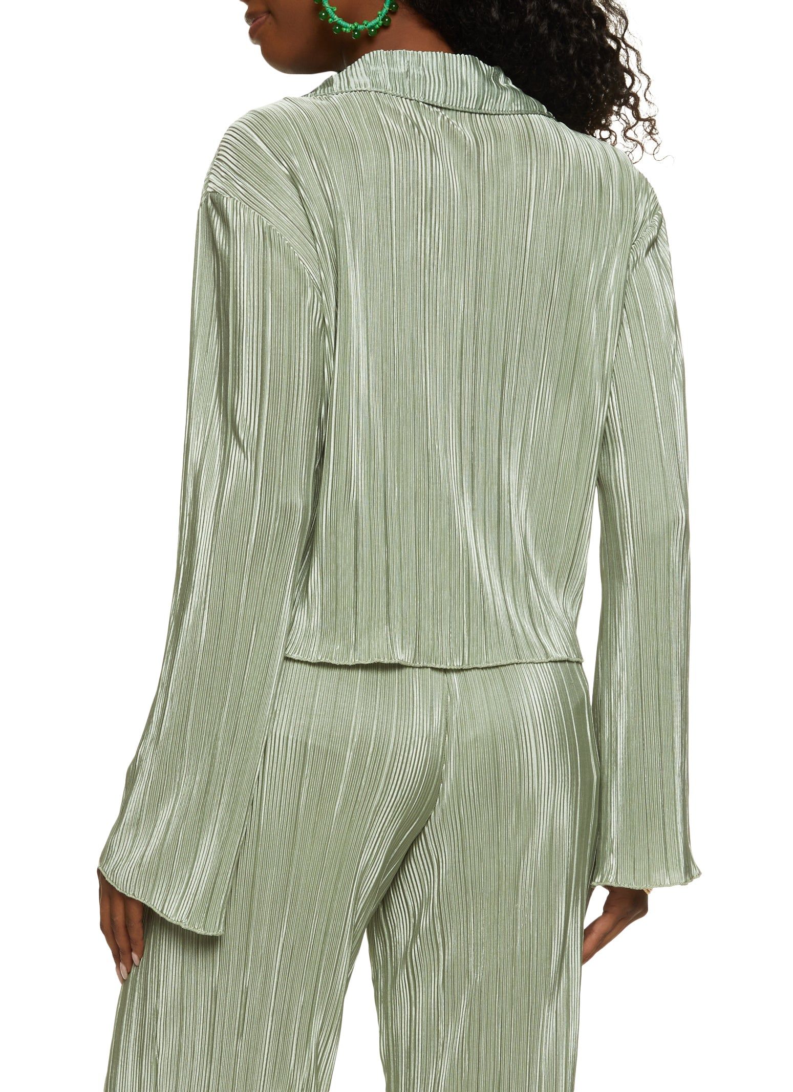 Plisse Button Front Top sold by Rainbow product image thumbnail 3