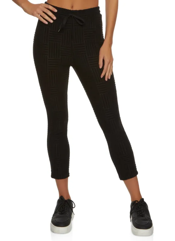 Terry Cloth Drawstring Joggers sold by Rainbow