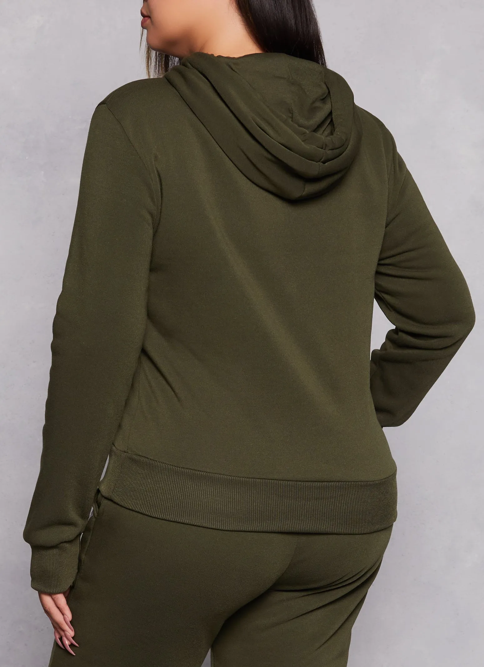 Plus Size Attitude Bear Graphic Pullover Hoodie sold by Rainbow product image thumbnail 3