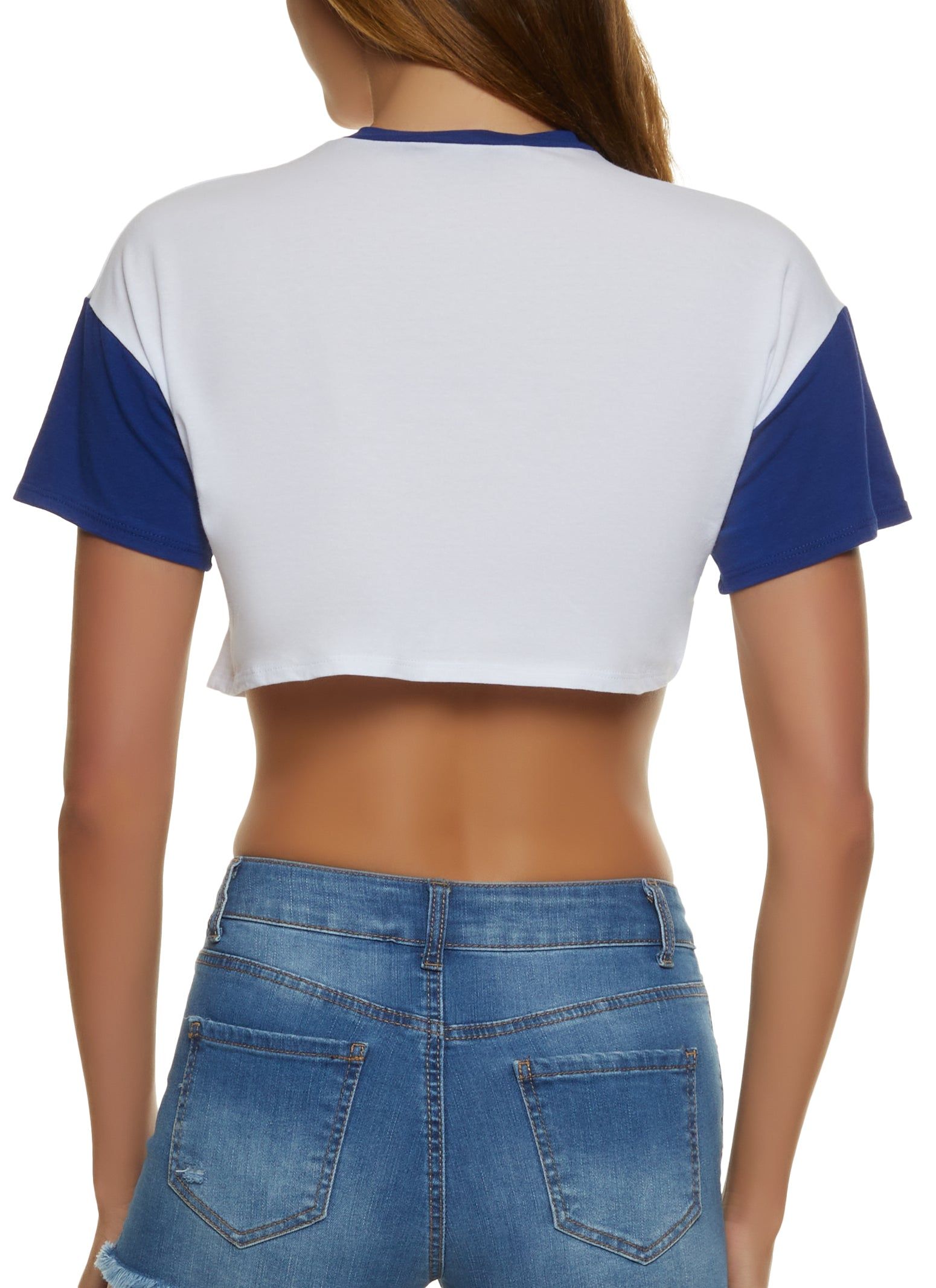 Smiley Heart Graphic Crop Top sold by Rainbow product image thumbnail 2