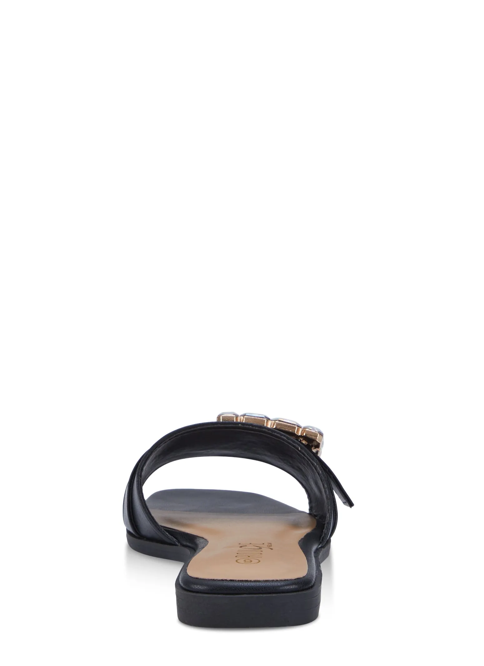 Rhinestone Buckle Slide Sandals sold by Rainbow product image thumbnail 3