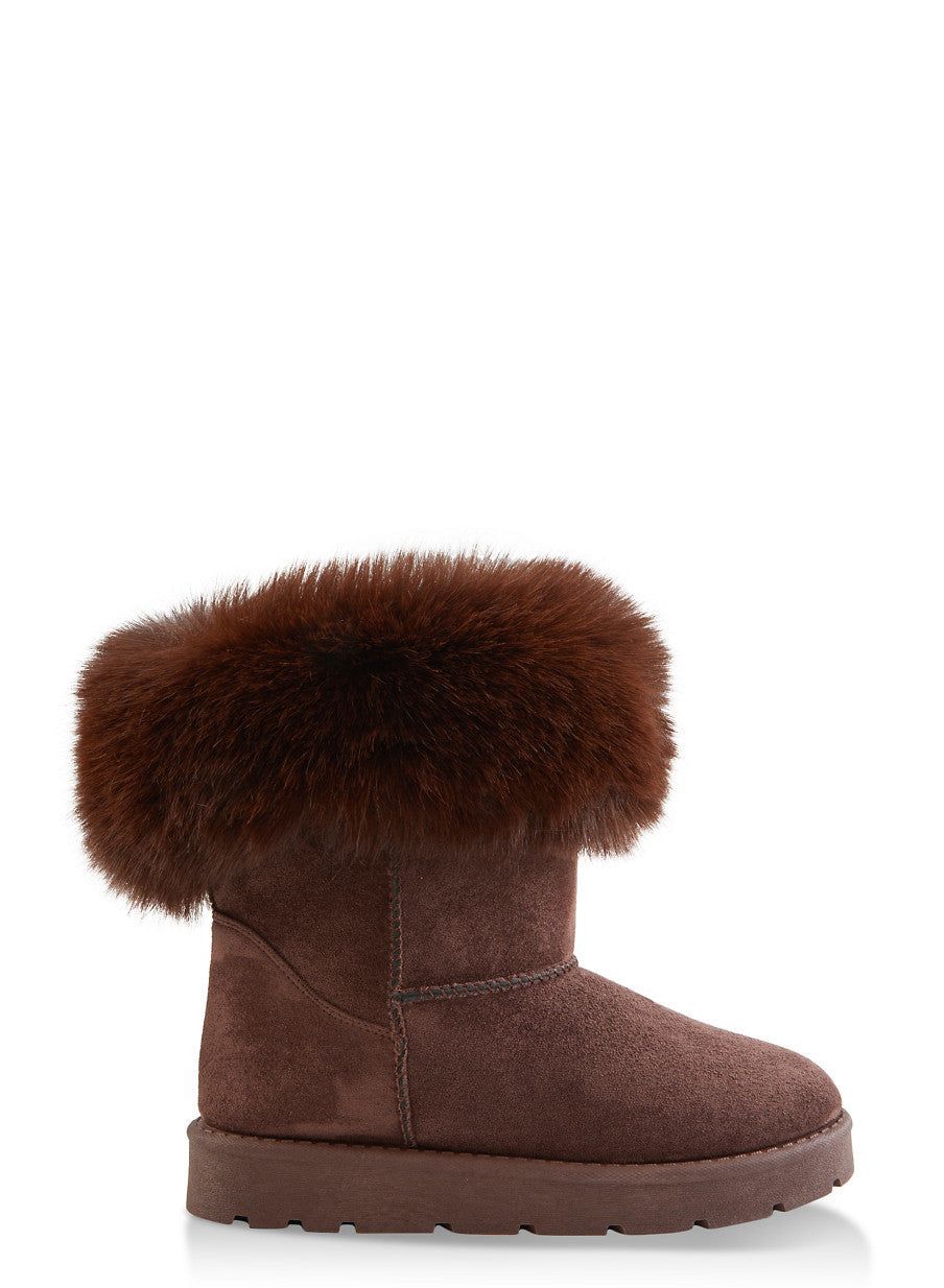 Faux Fur Cuff Boots sold by Rainbow product image thumbnail 2