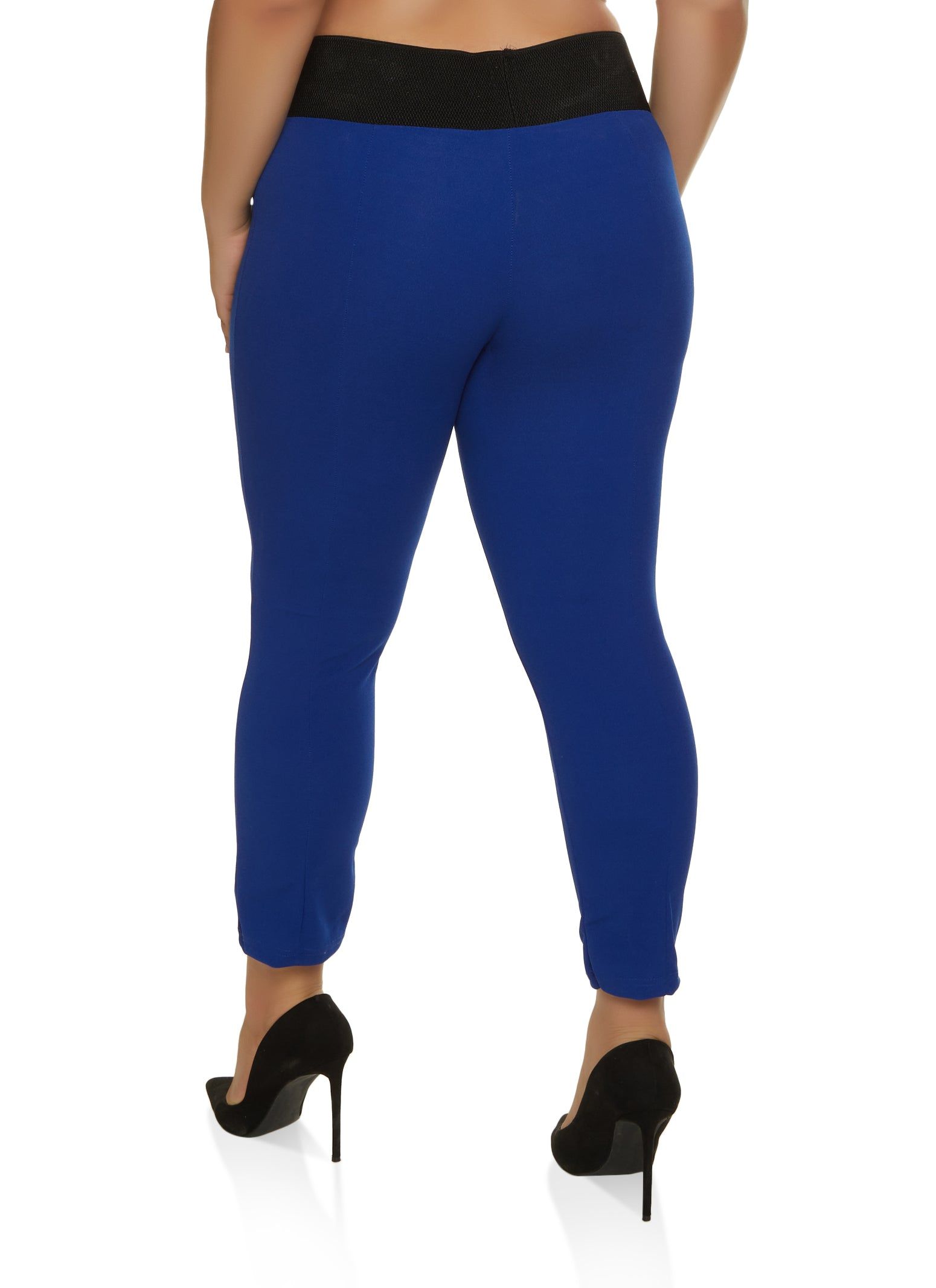 Plus Size High Waist Pintuck Leggings sold by Rainbow product image thumbnail 2
