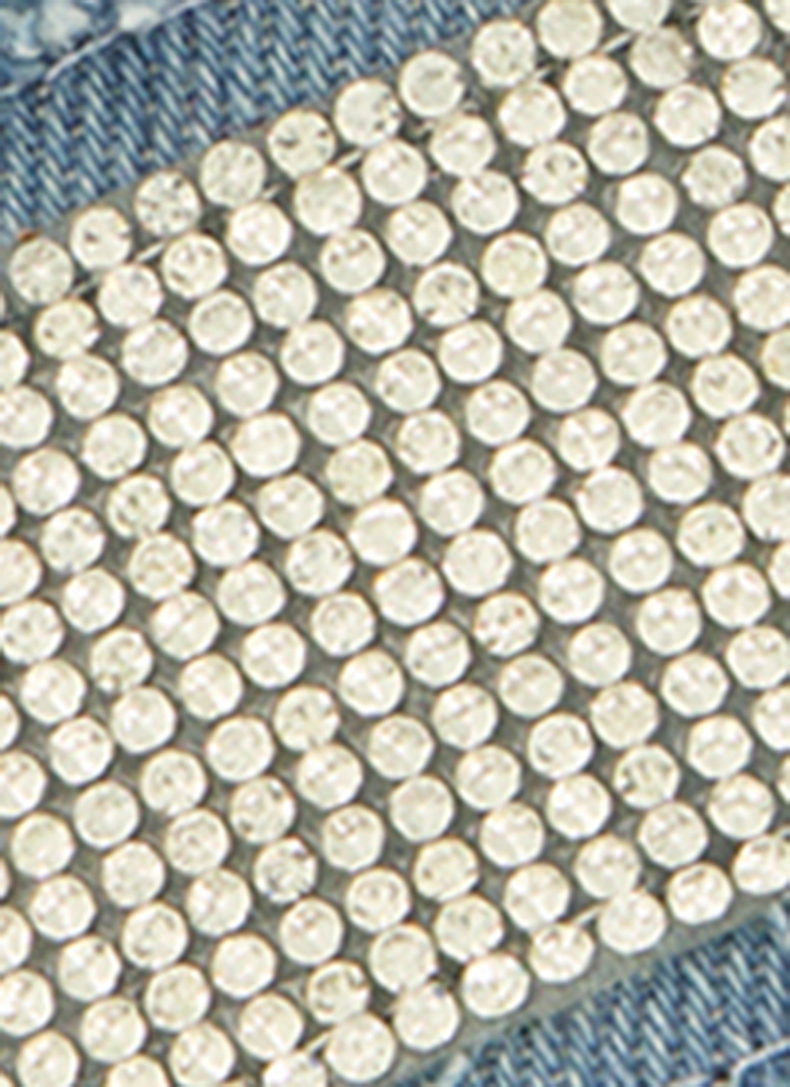 Frayed Denim Rhinestone Ankle Strap Sandals sold by Rainbow product image thumbnail 4