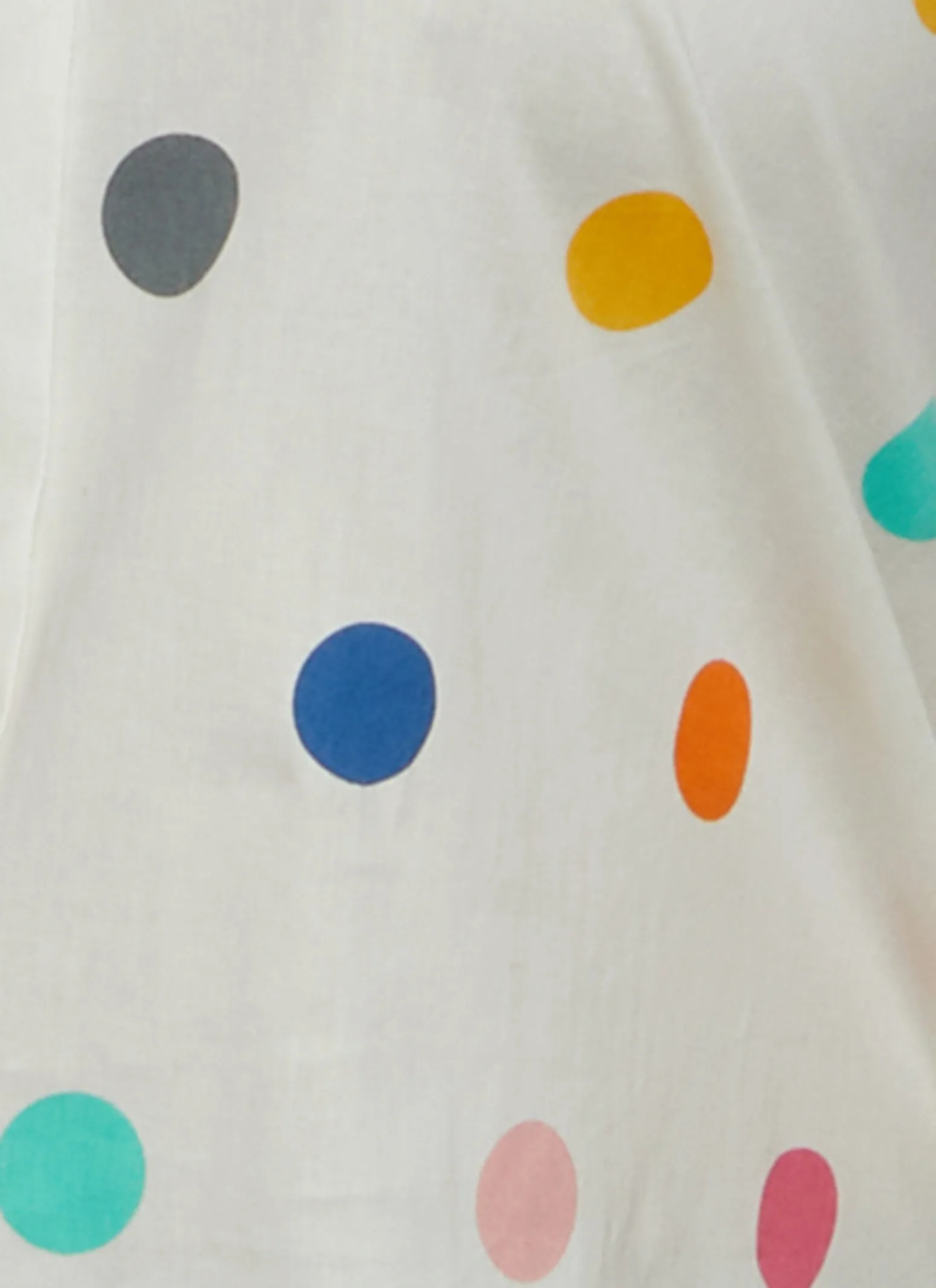 Plus Size Rainbow Polka Dot Tabbed Sleeve Shirt sold by Rainbow product image thumbnail 3