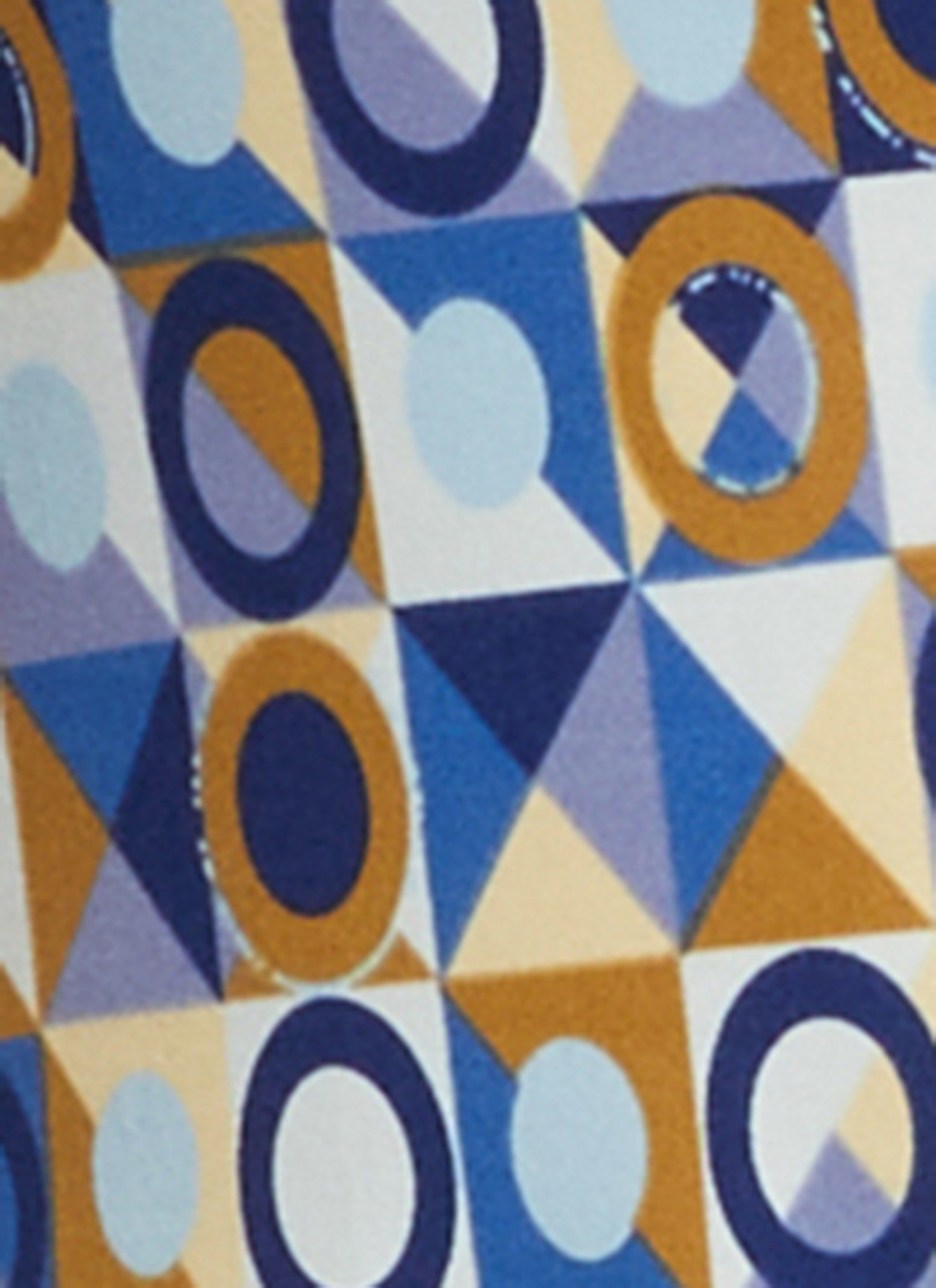 Plus Size Geometric Print Pendant Cut Out Detail Top sold by Rainbow product image thumbnail 3