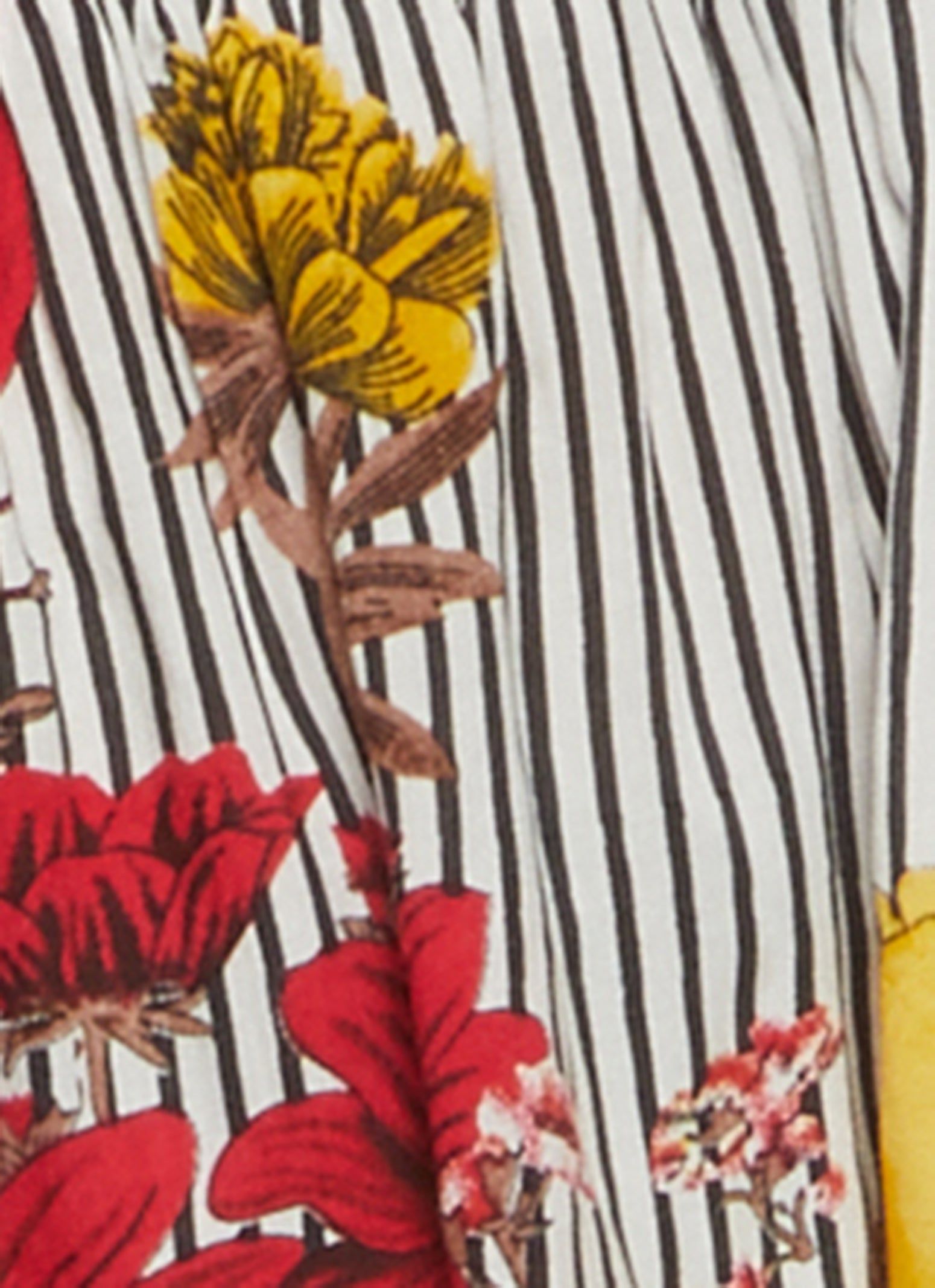 Plus Size Striped Floral Print Smocked Halter Top sold by Rainbow product image thumbnail 3