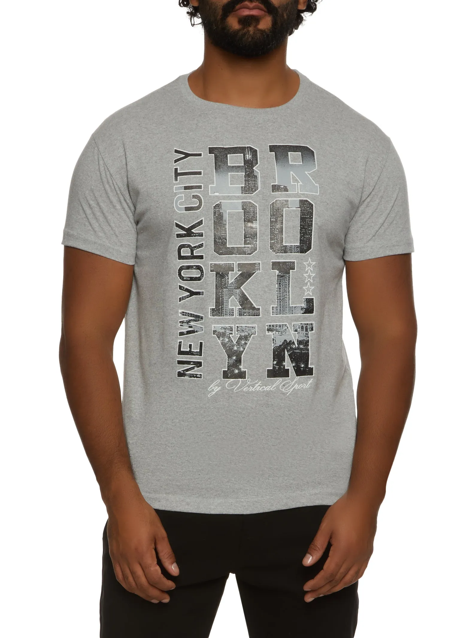 Mens New York City Brooklyn Graphic Tee sold by Rainbow