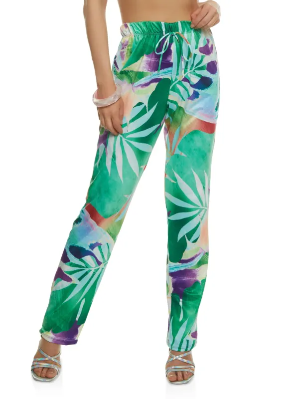 Printed High Waisted Pants sold by Rainbow