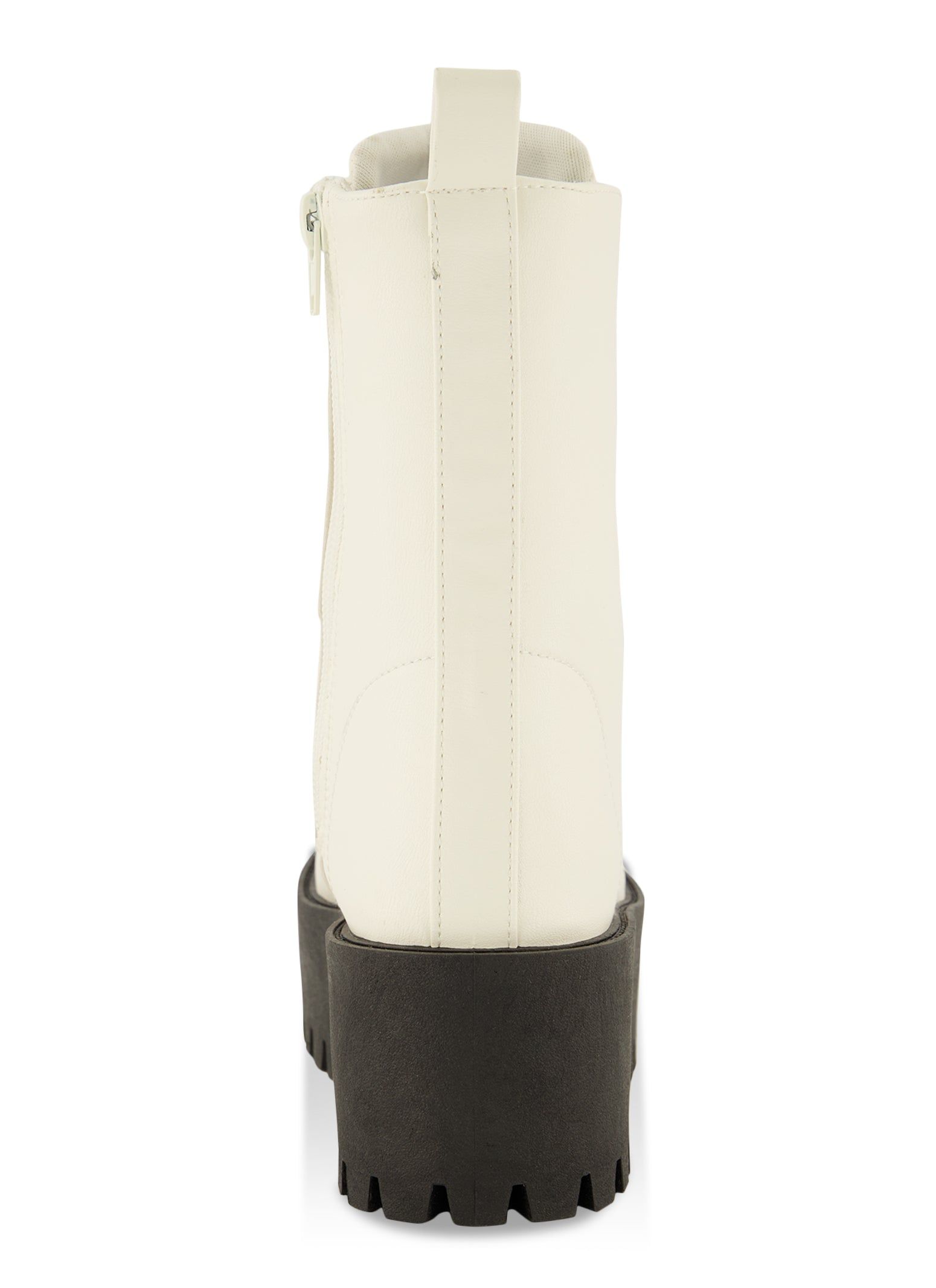 Solid Platform Combat Lace Up Boots sold by Rainbow product image thumbnail 3