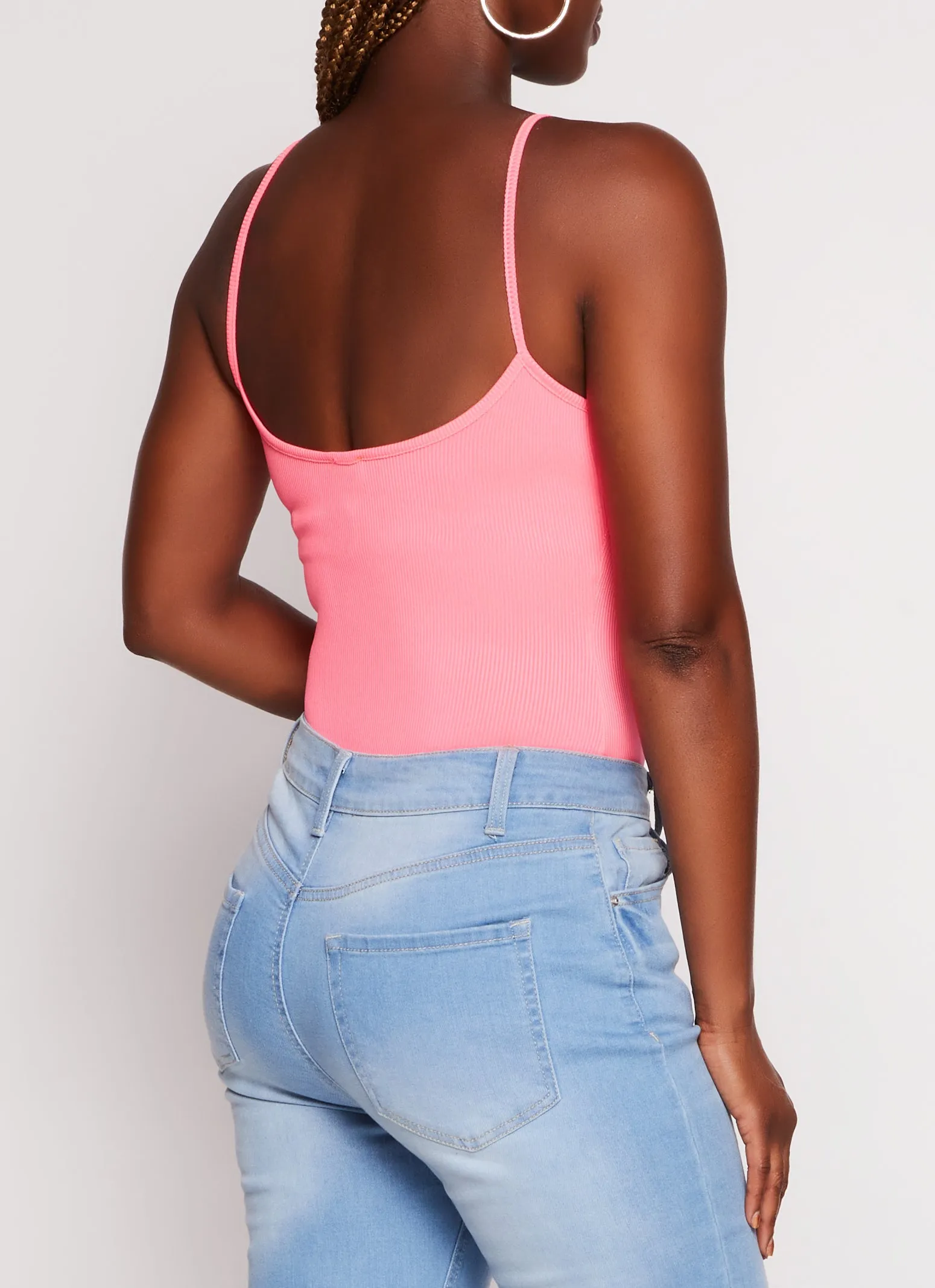 Daisy Ribbed Knit Cami Bodysuit sold by Rainbow product image thumbnail 3