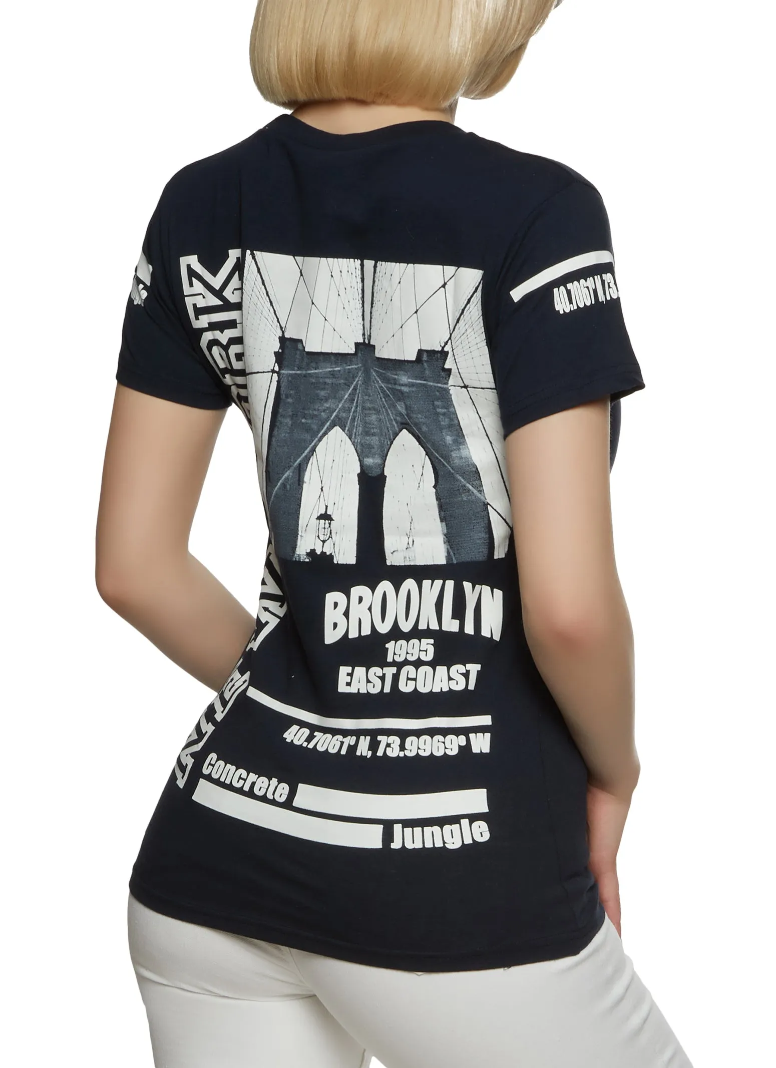 Brooklyn 1995 East Coast Graphic Tee sold by Rainbow product image thumbnail 2