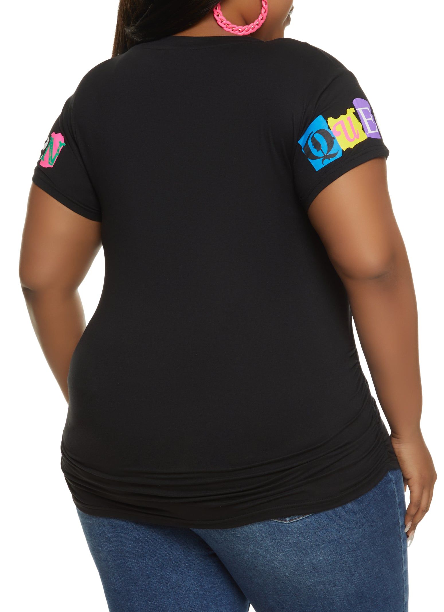 Plus Size Queen Squad Graphic Tee sold by Rainbow product image thumbnail 2