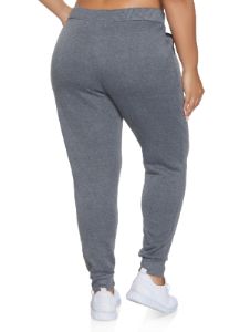Plus Size Pocketed Fleece Joggers sold by Rainbow