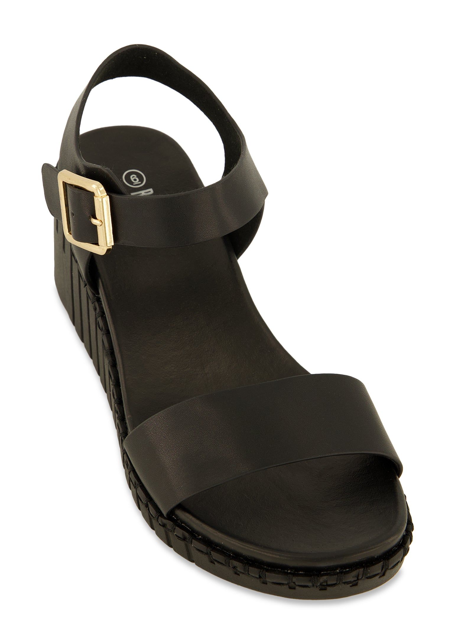Ankle Strap Platform Wedge Sandals sold by Rainbow