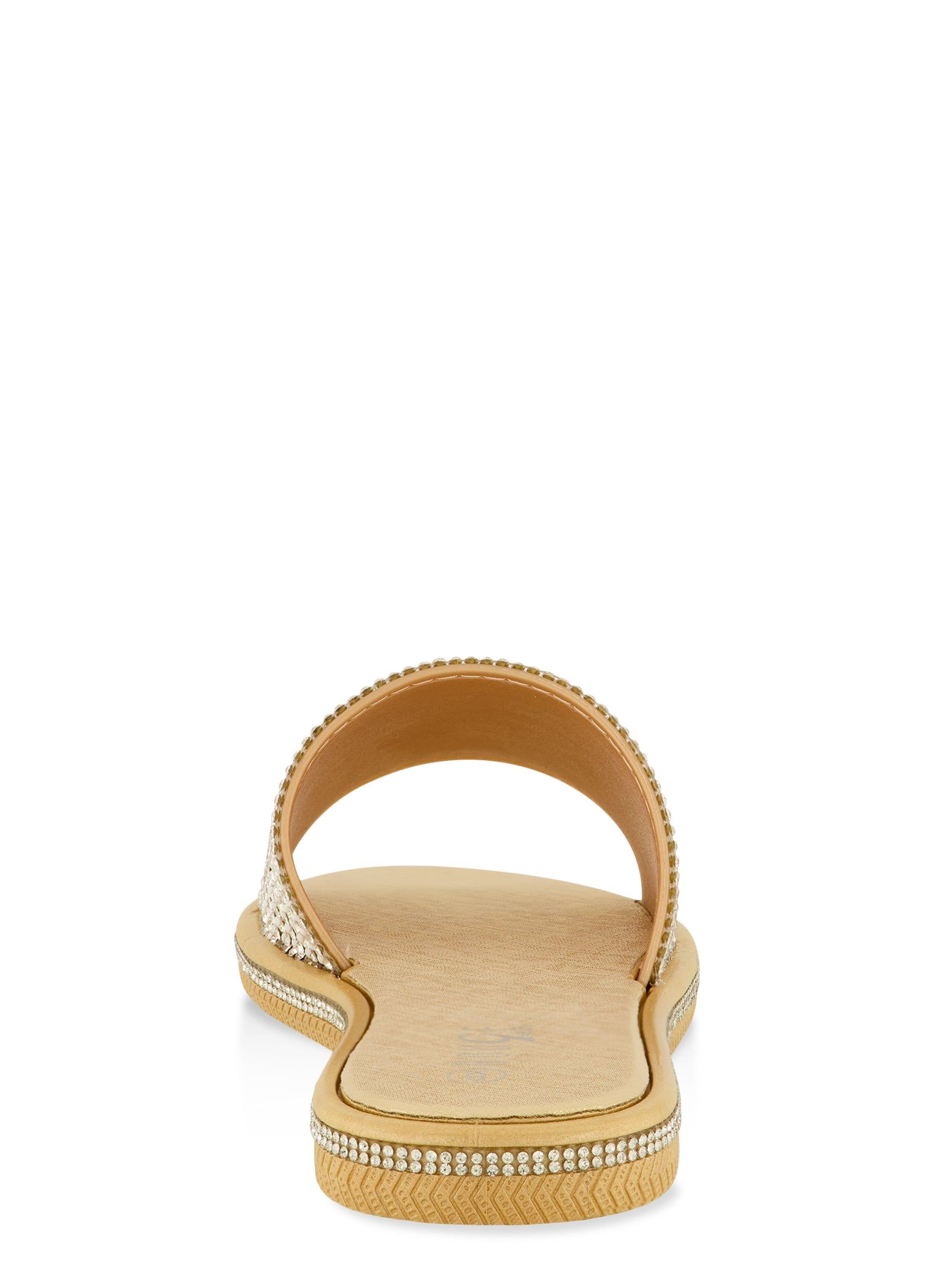 Rhinestone Studded Slide Sandals sold by Rainbow product image thumbnail 3