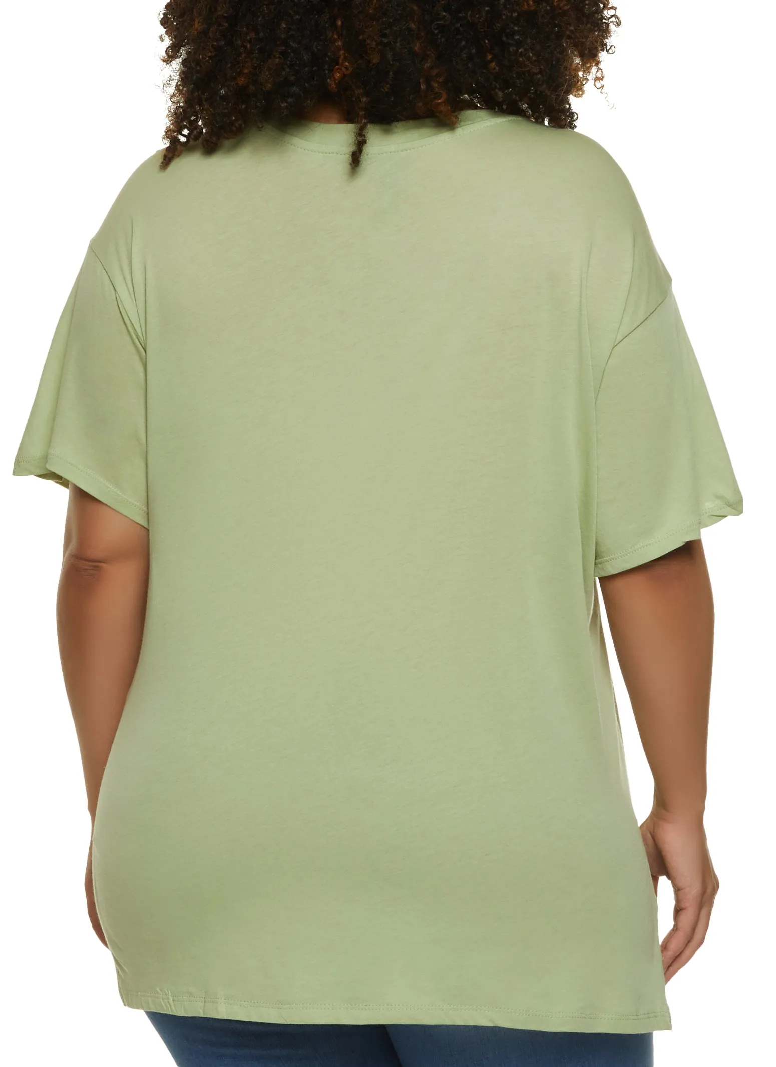 Plus Size Oversized Pocket T Shirt sold by Rainbow product image thumbnail 2