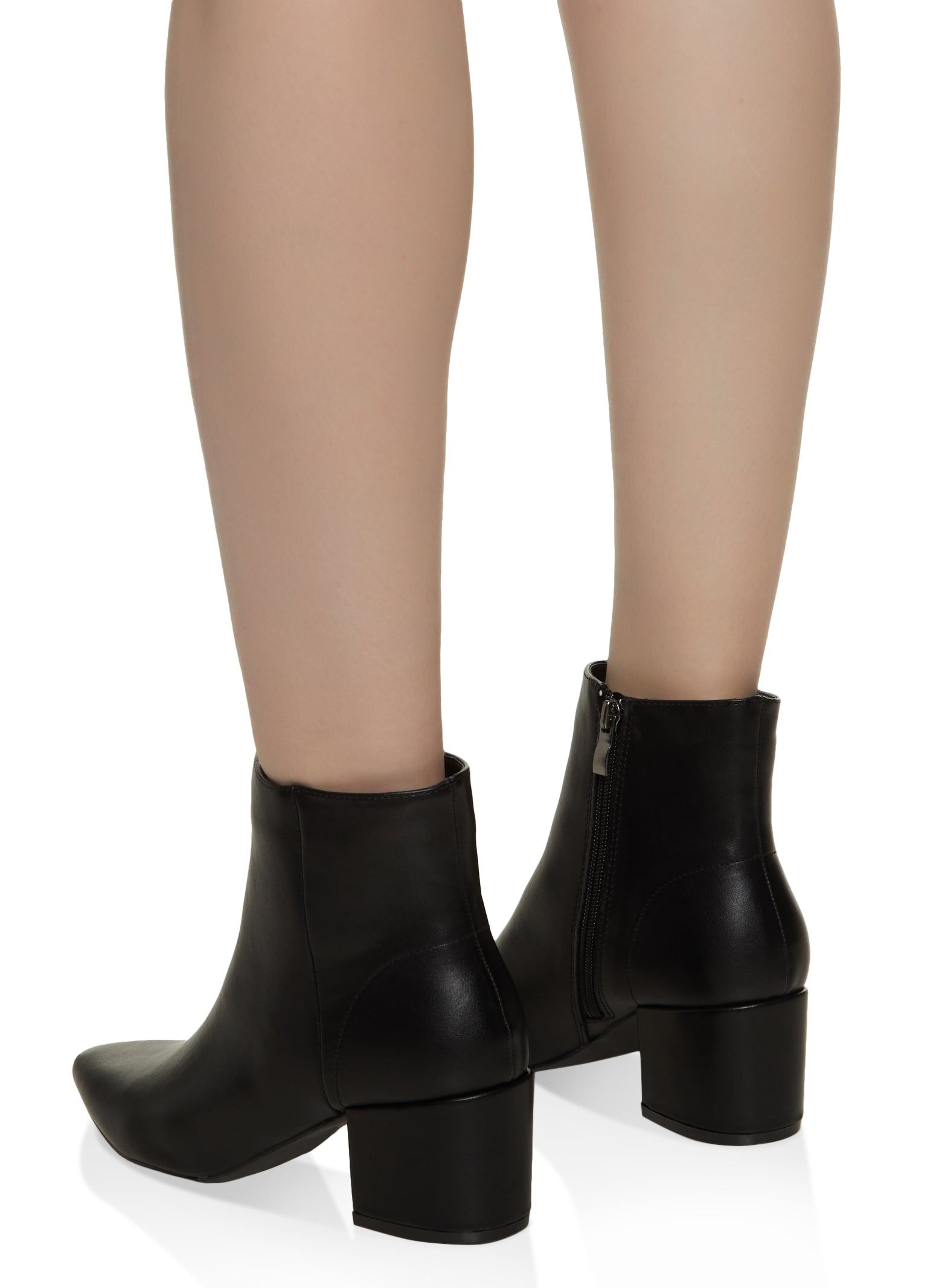 Pointed Toe Mid Heel Booties sold by Rainbow product image thumbnail 3