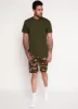 Mens Twill Camo Cargo Shorts sold by Rainbow