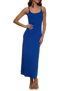 Scoop Neck Maxi Cami Dress sold by Rainbow