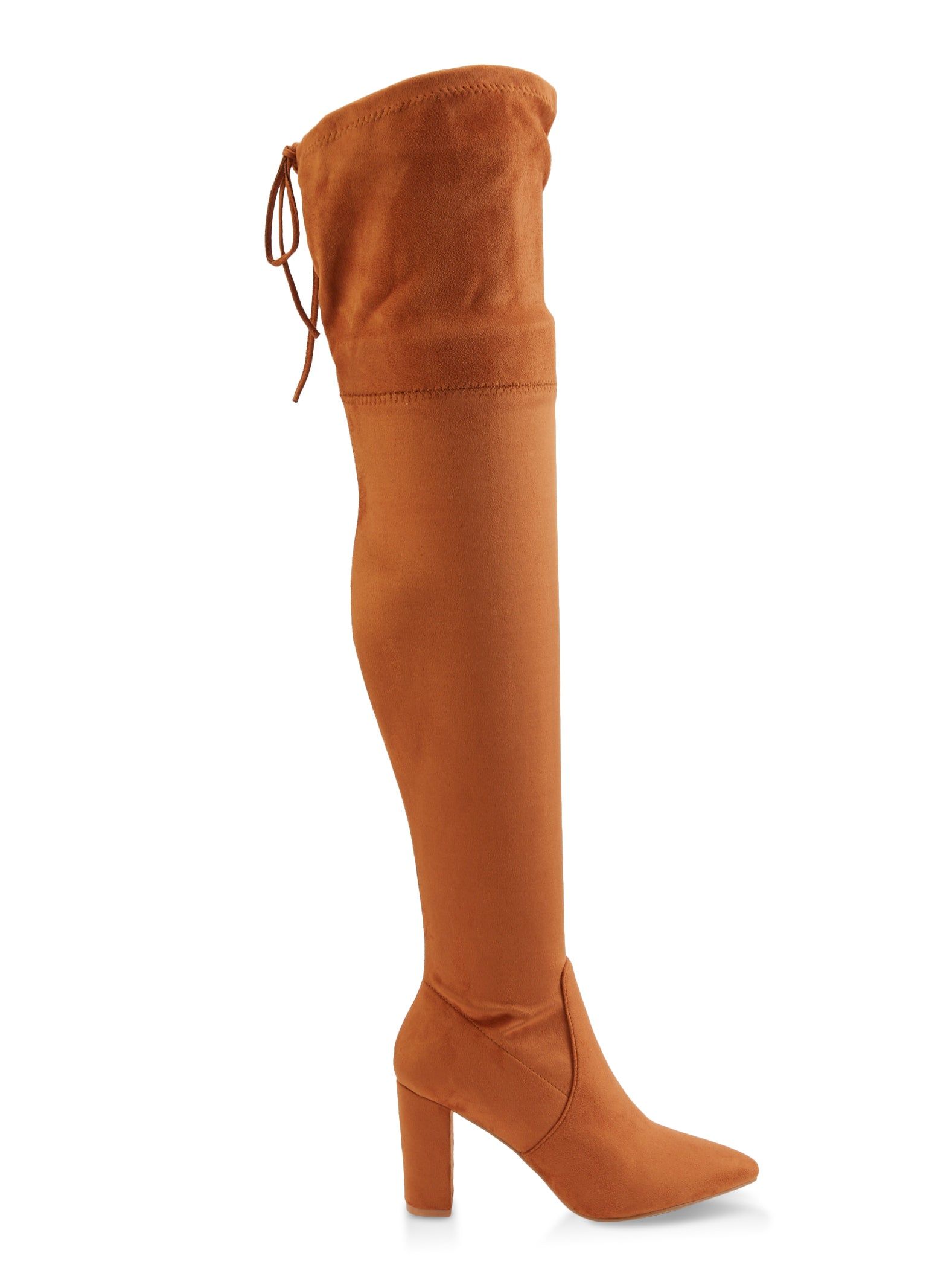 Tie Back Over the Knee Pointed Toe Boots sold by Rainbow product image thumbnail 6