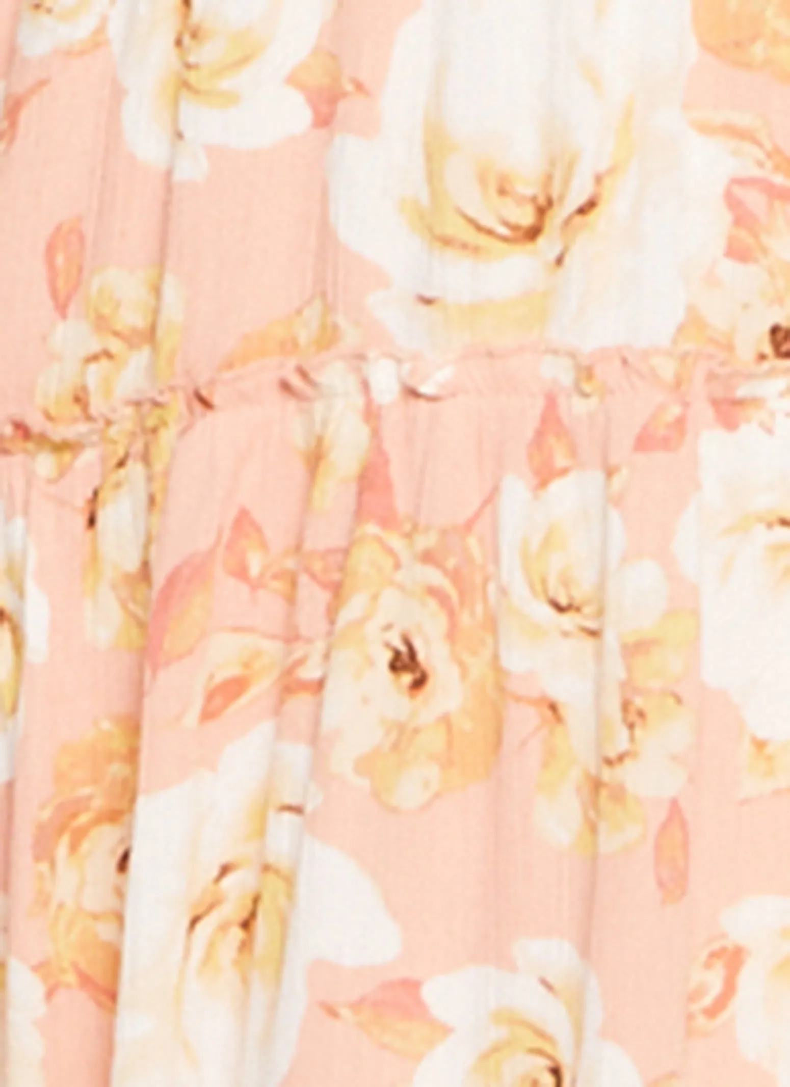 Floral Print Crochet Trim Mini Dress sold by Rainbow product image thumbnail 4