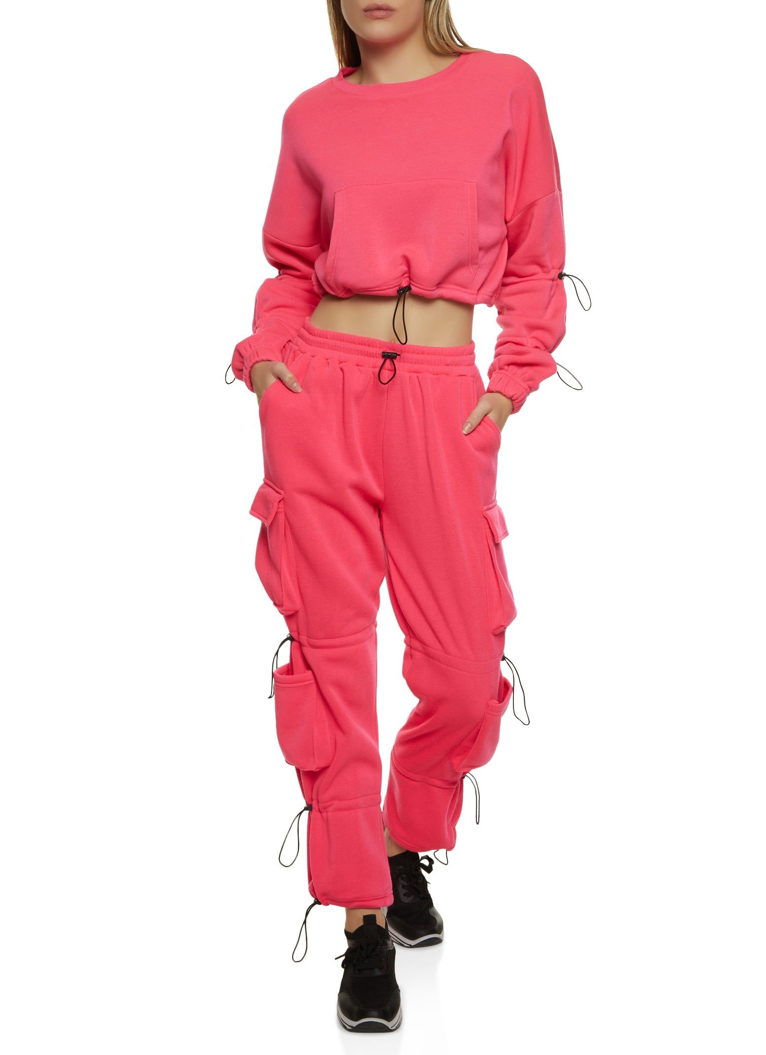 Toggle Drawstring Hem Pullover Hoodie sold by Rainbow product image thumbnail 2