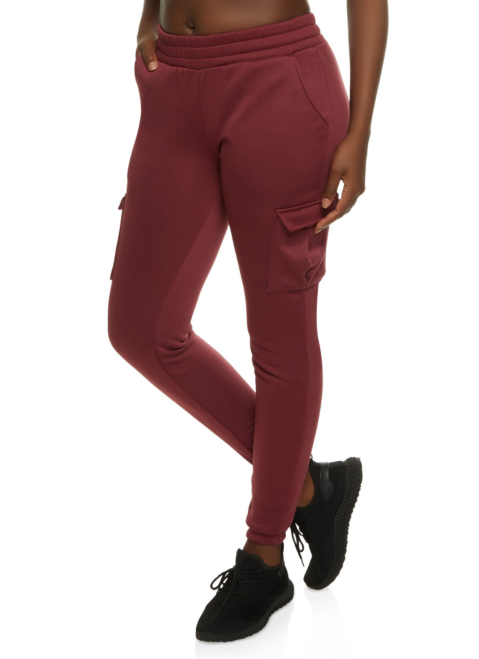 Fleece Cargo Pocket Sweatpants sold by Rainbow