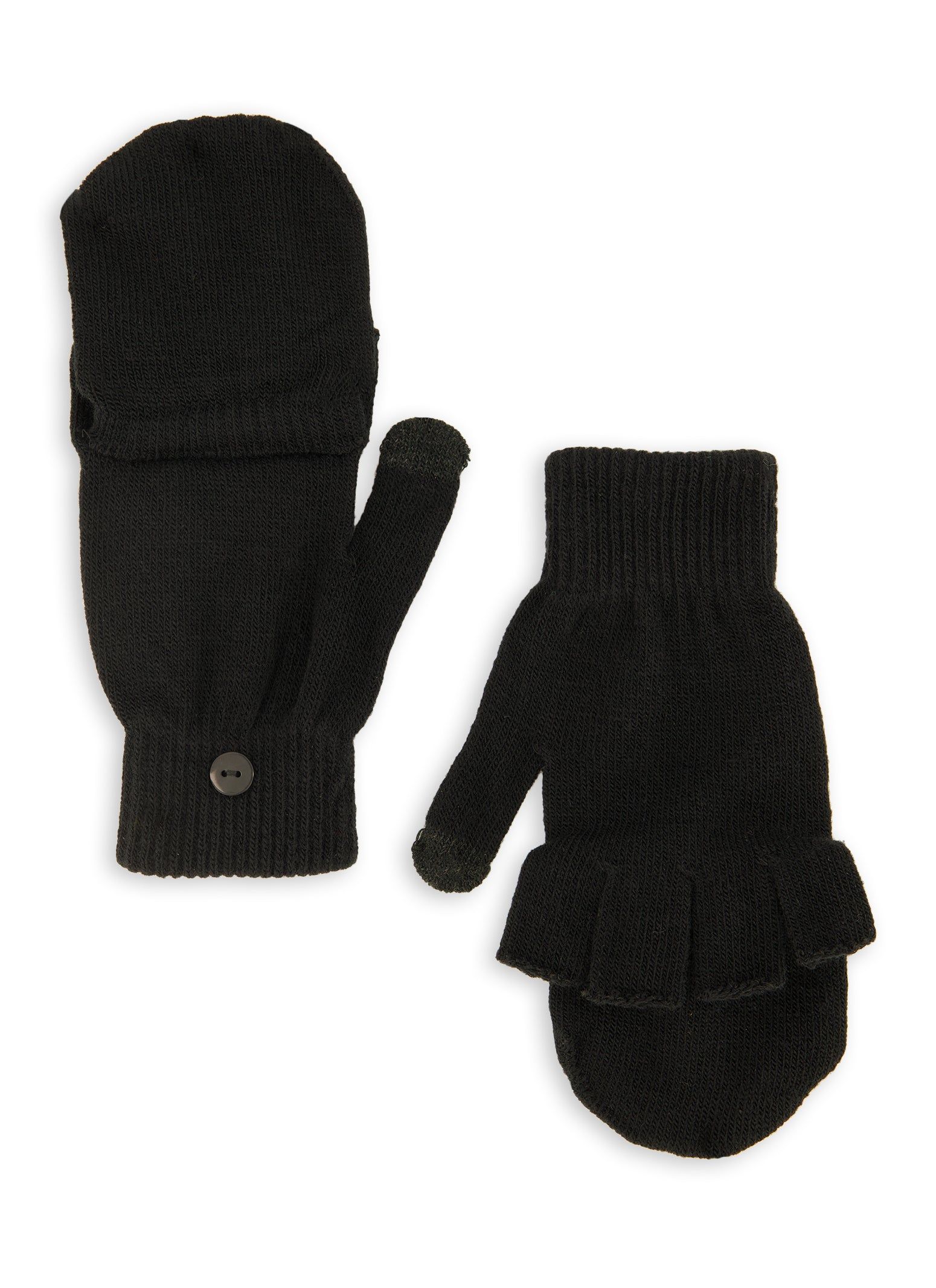 Button Detail Flip Top Gloves sold by Rainbow product image thumbnail 2