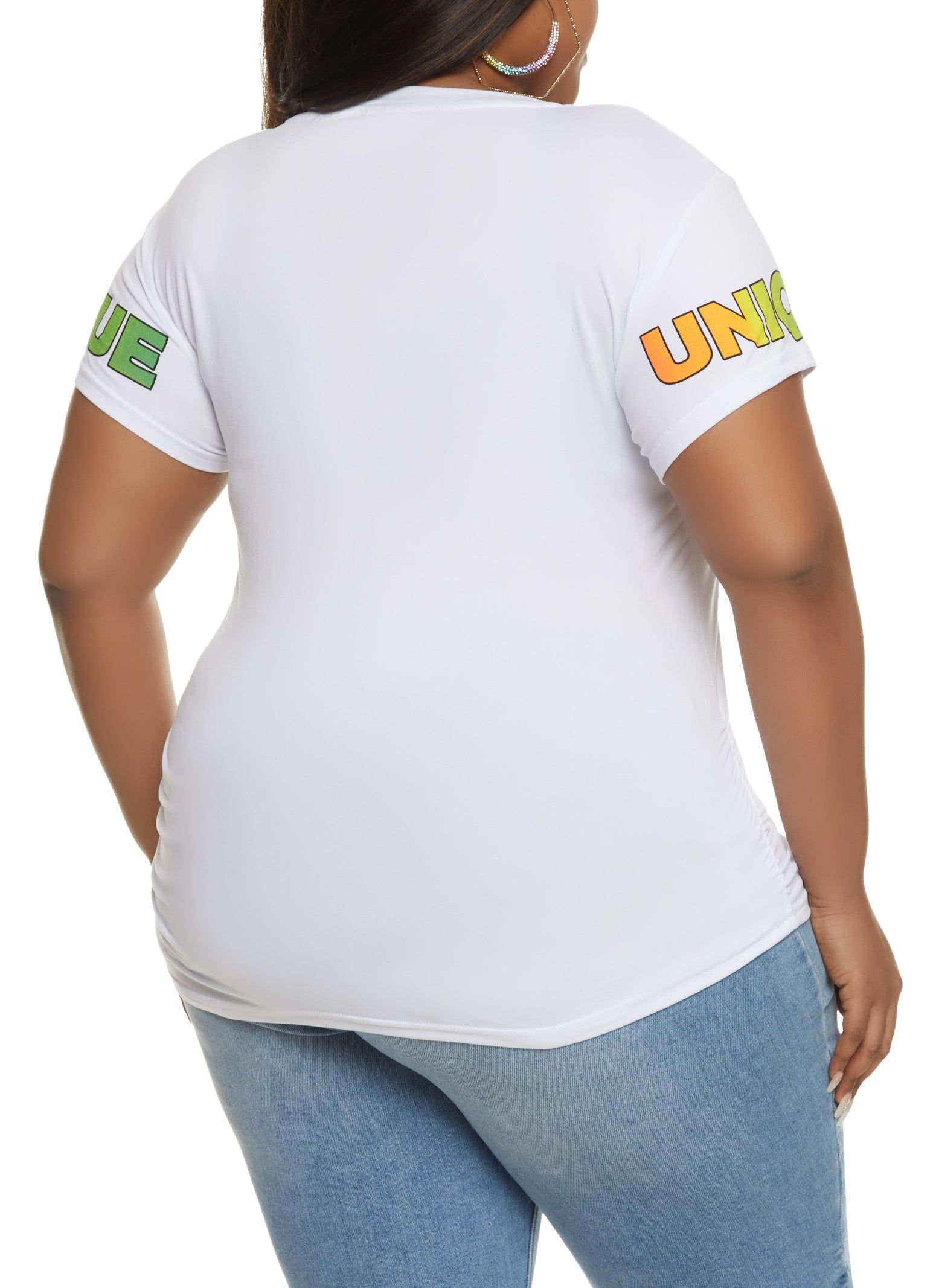 Plus Size I Am Highly Favored Graphic Tee sold by Rainbow product image thumbnail 2