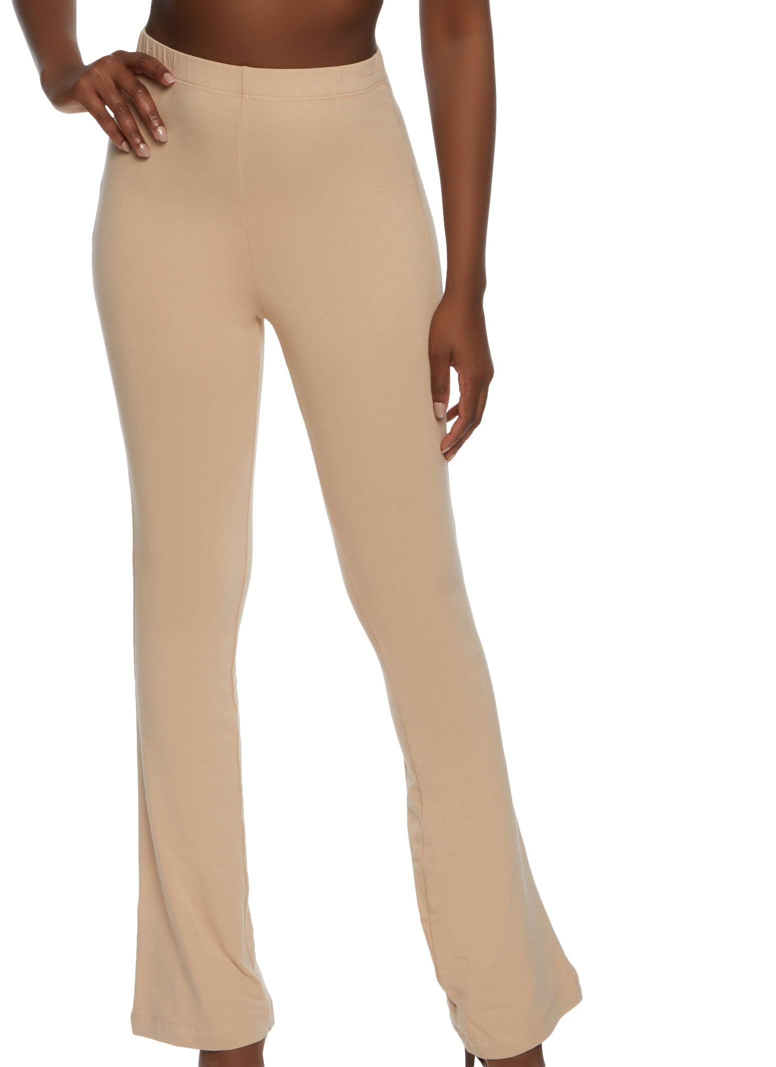High Waist Flared Leg Pants sold by Rainbow