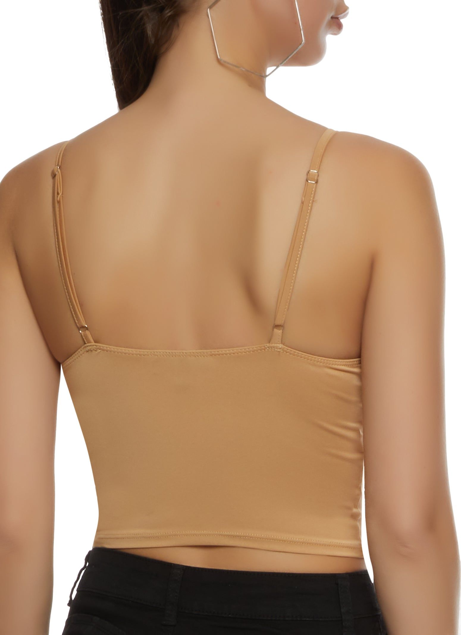 Rhinestone Faux Pearl Bustier Crop Top sold by Rainbow product image thumbnail 2