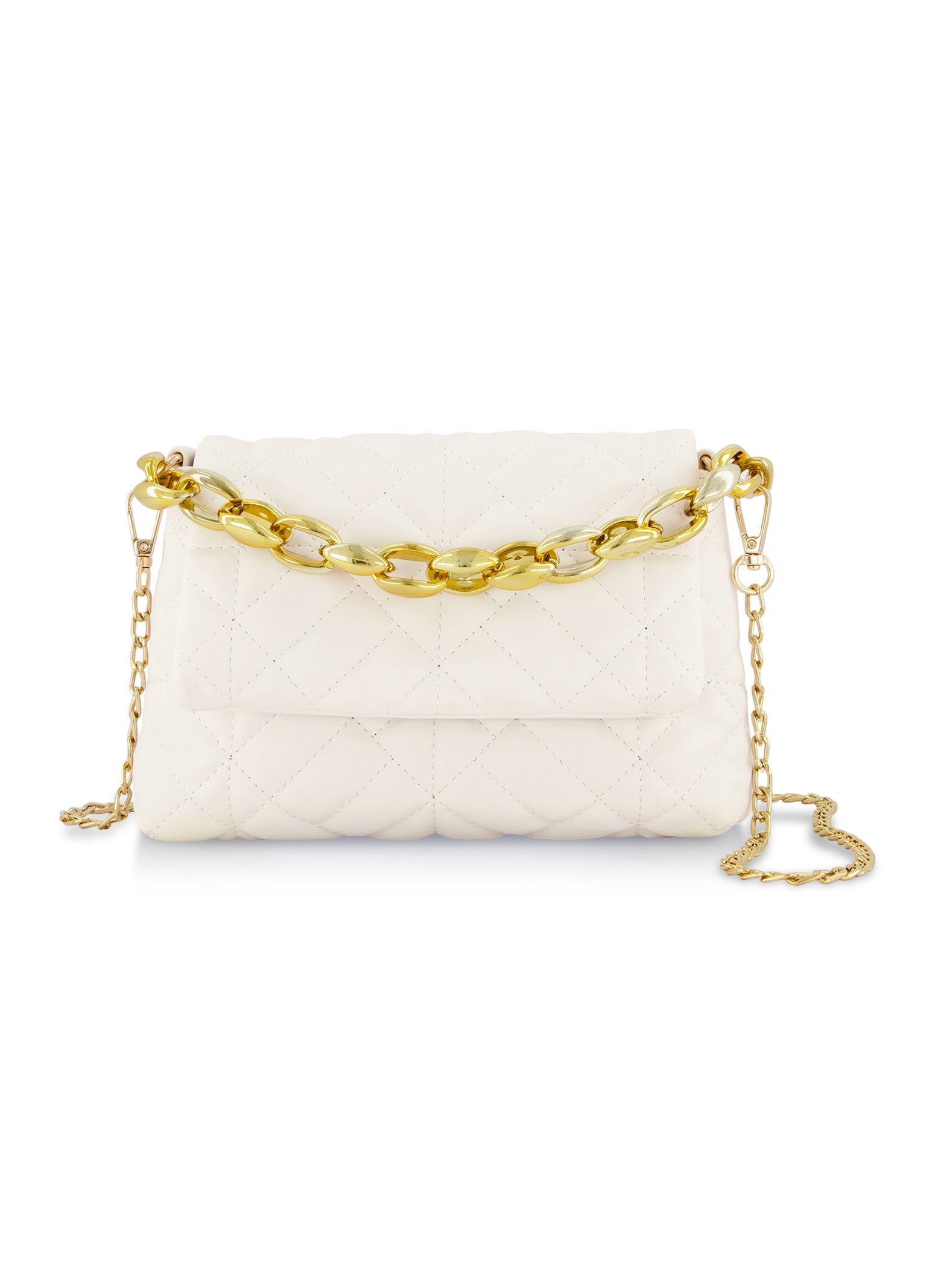 Chunky Chain Quilted Handbag sold by Rainbow product image thumbnail 2