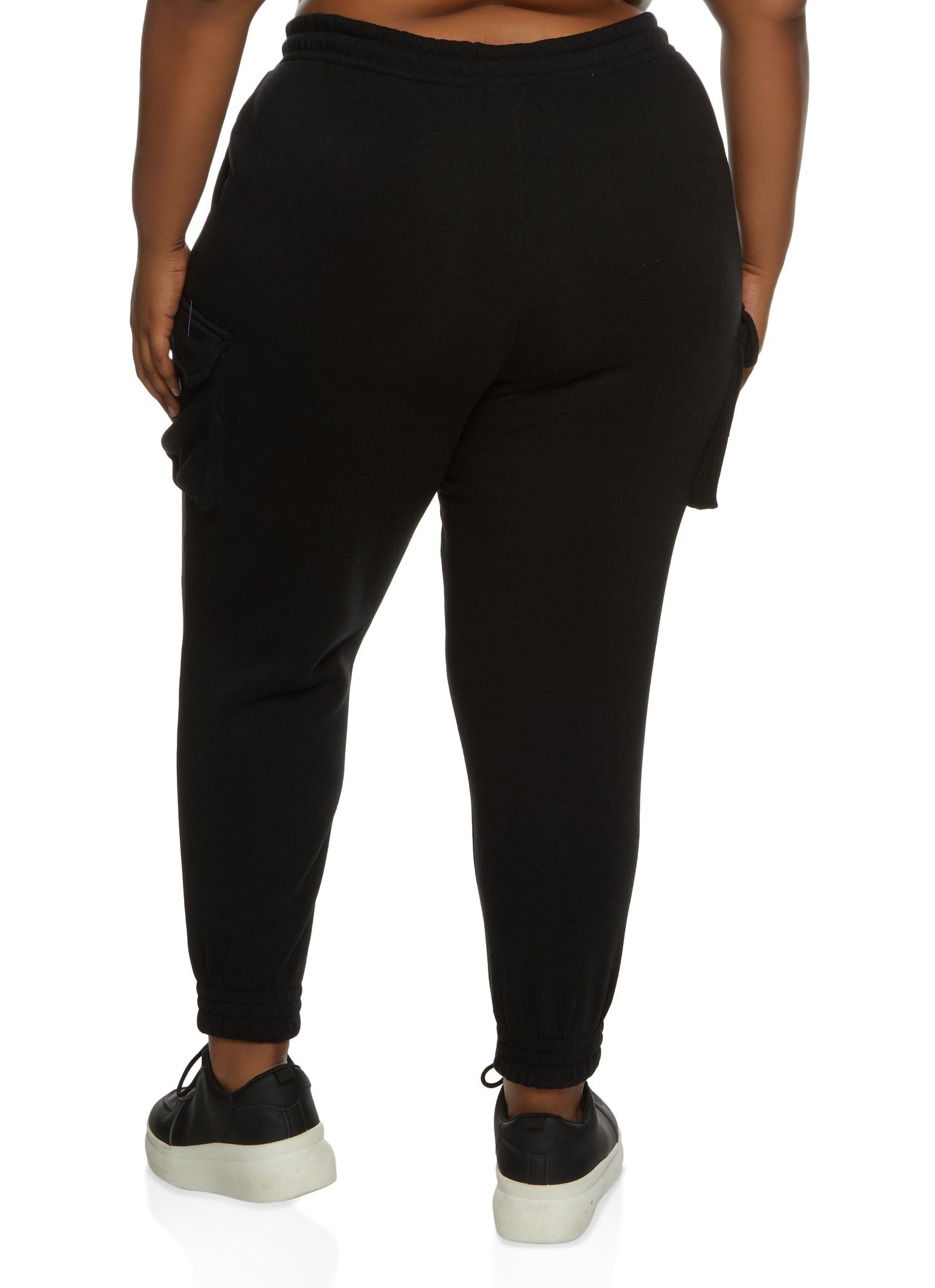 Plus Size Drawstring Cargo Pocket Sweatpants sold by Rainbow product image thumbnail 2