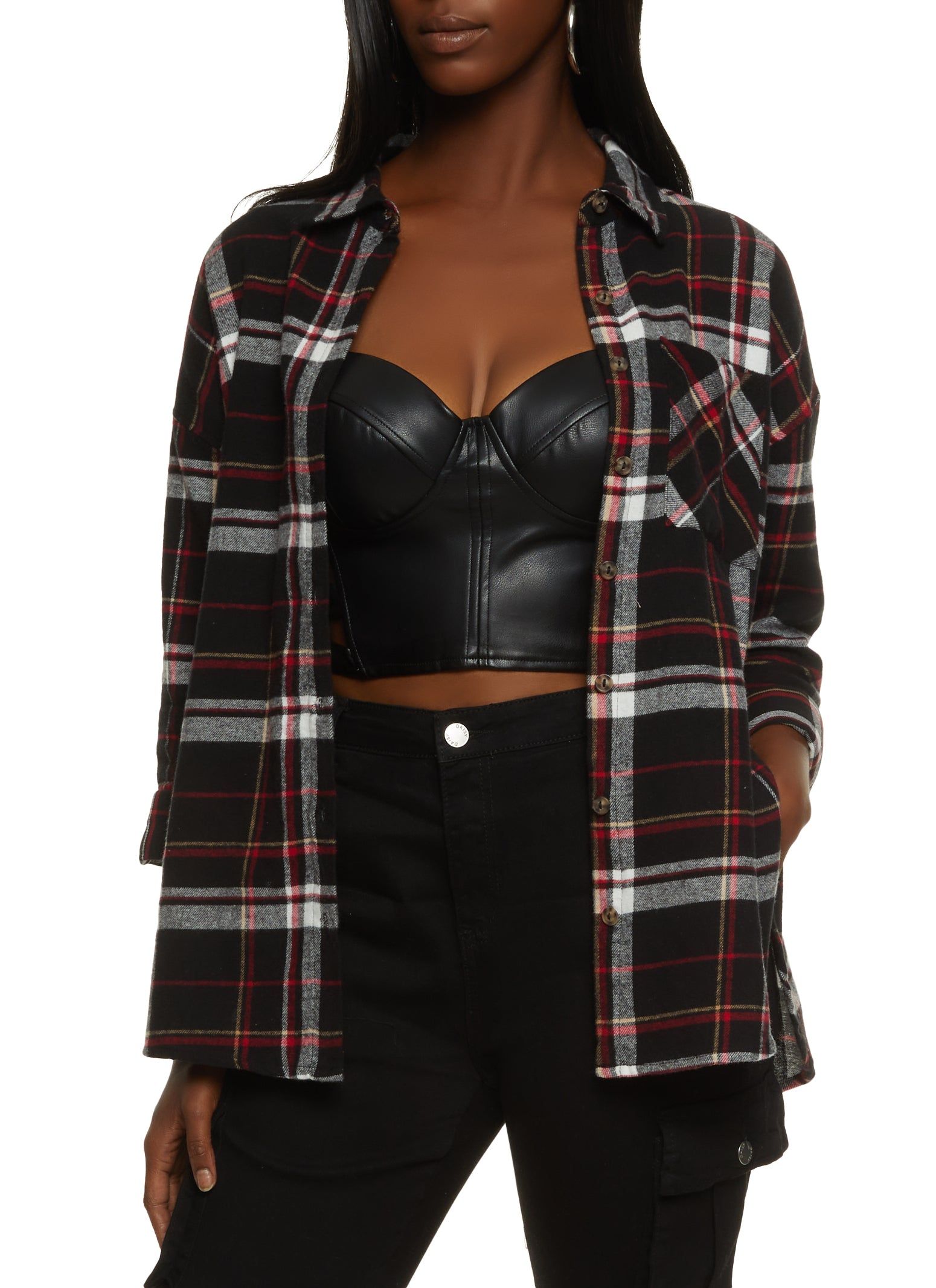 Plaid Flannel Shirt sold by Rainbow