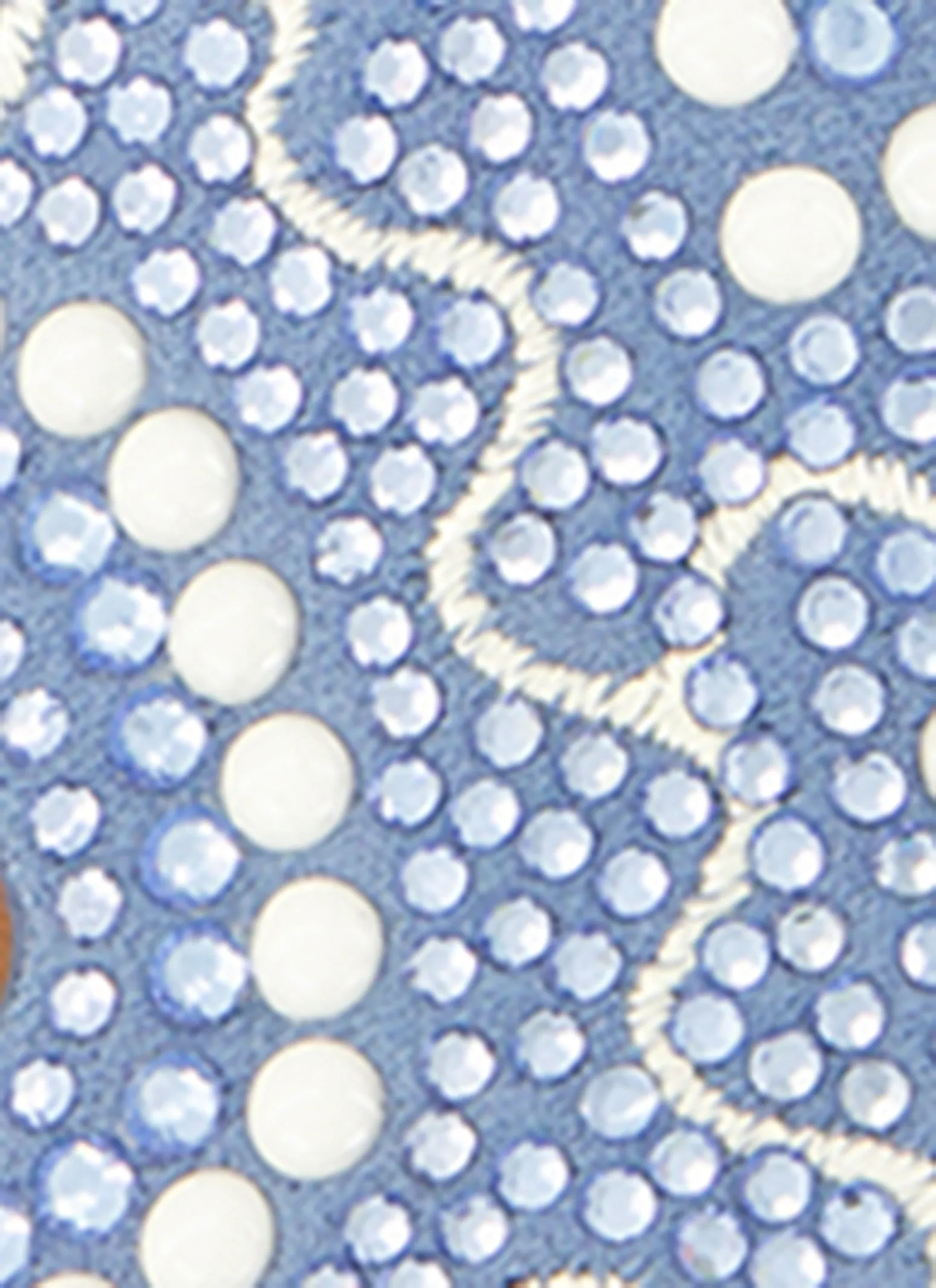 Faux Pearl Cut Out Band Slide Sandals sold by Rainbow product image thumbnail 4