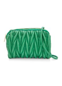 Faux Leather Quilted Crossbody Bag sold by Rainbow