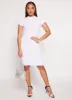 Daisy Ribbed Knit Midi T Shirt Dress sold by Rainbow