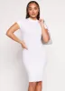Daisy Ribbed Knit Midi T Shirt Dress sold by Rainbow