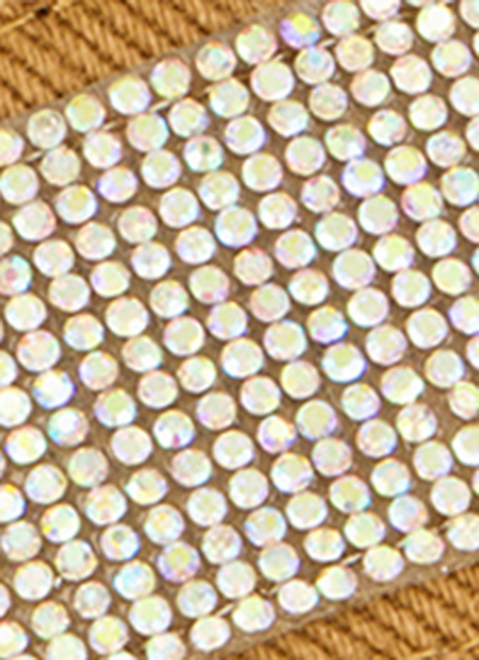 Frayed Denim Rhinestone Ankle Strap Sandals sold by Rainbow product image thumbnail 4